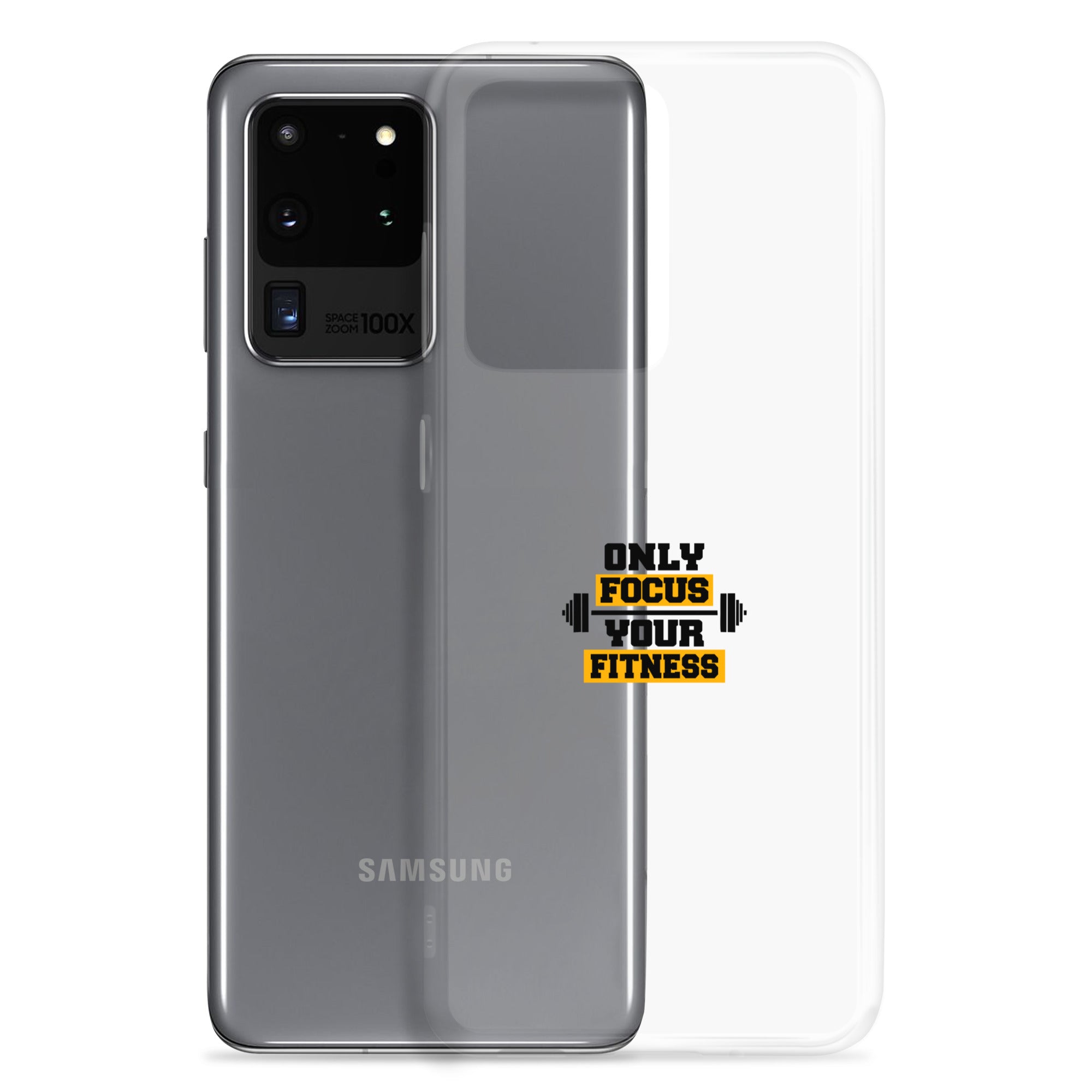 ONLY FOCUS YOUR FITNESS - Clear Case for Samsung®