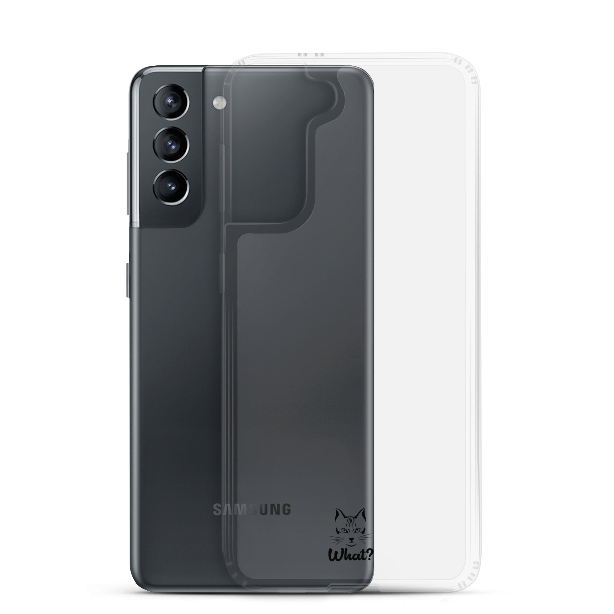 WHAT? - Clear Case for Samsung®