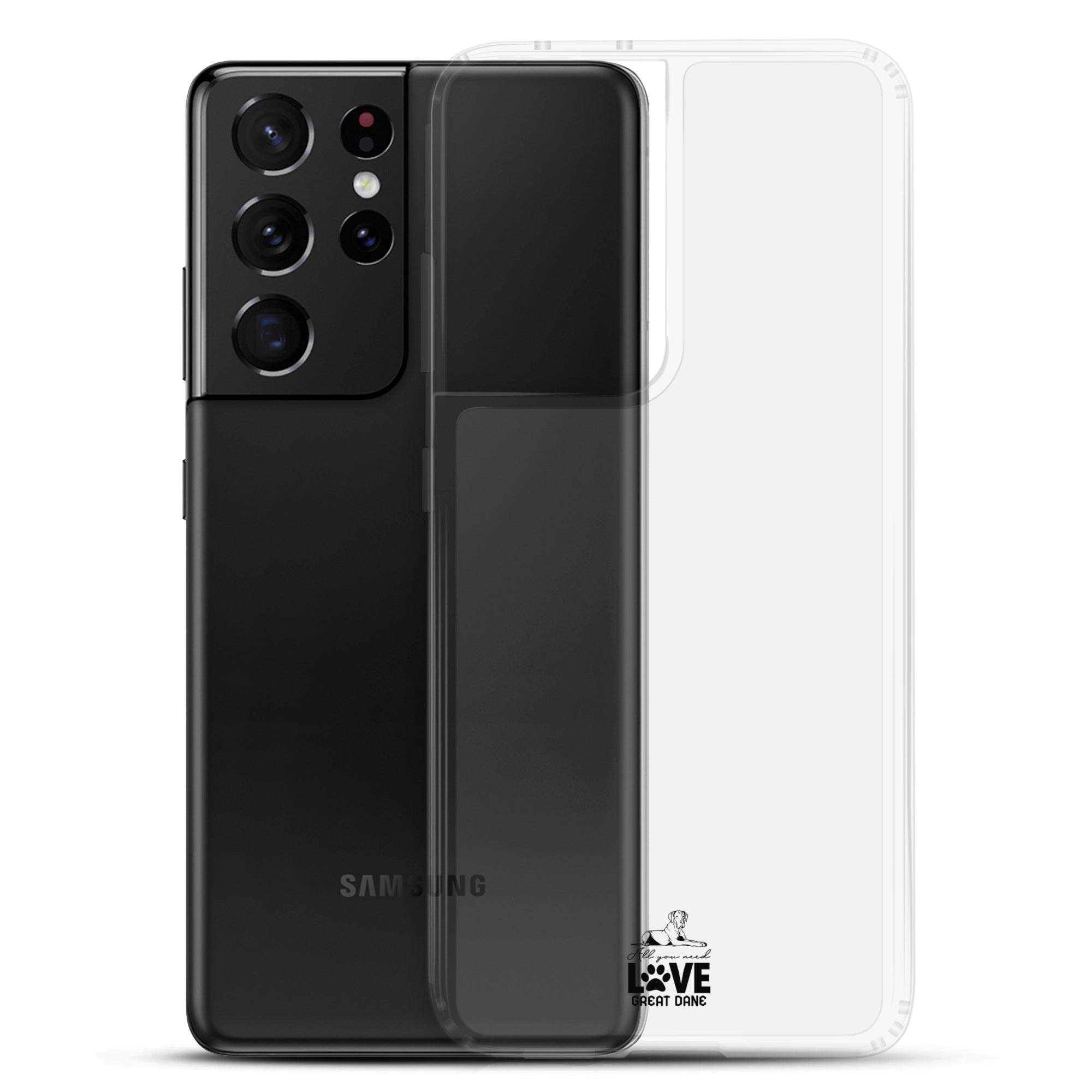 ALL YOU NEED LOVE GREAT DANE - Clear Case for Samsung®