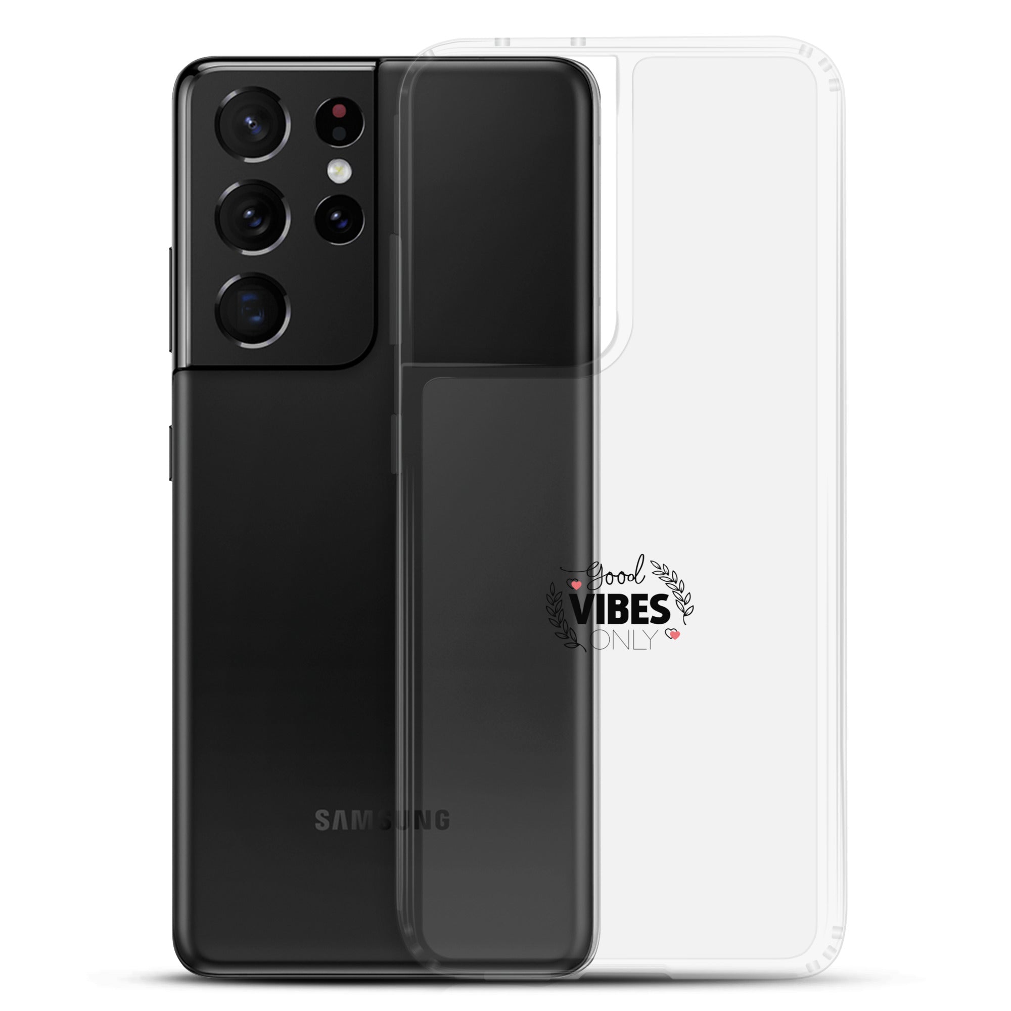 GOOD VIBES ONLY - Clear Case for Samsung®