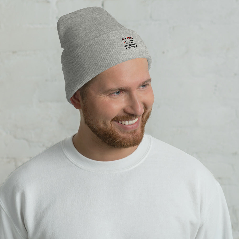 MEOW'S IT GOING - Cuffed Beanie