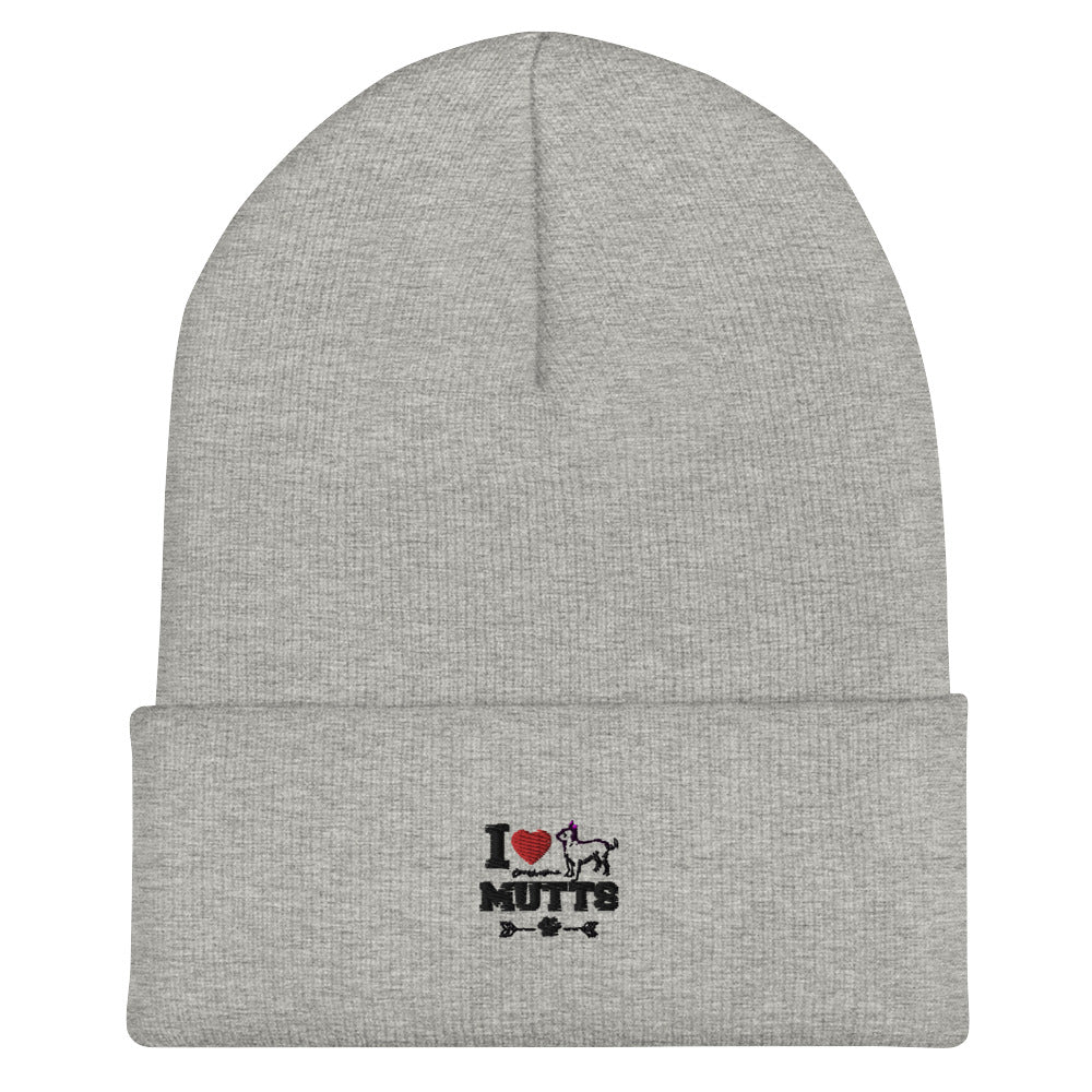 I LOVE OUR MUTTS - Cuffed Beanie