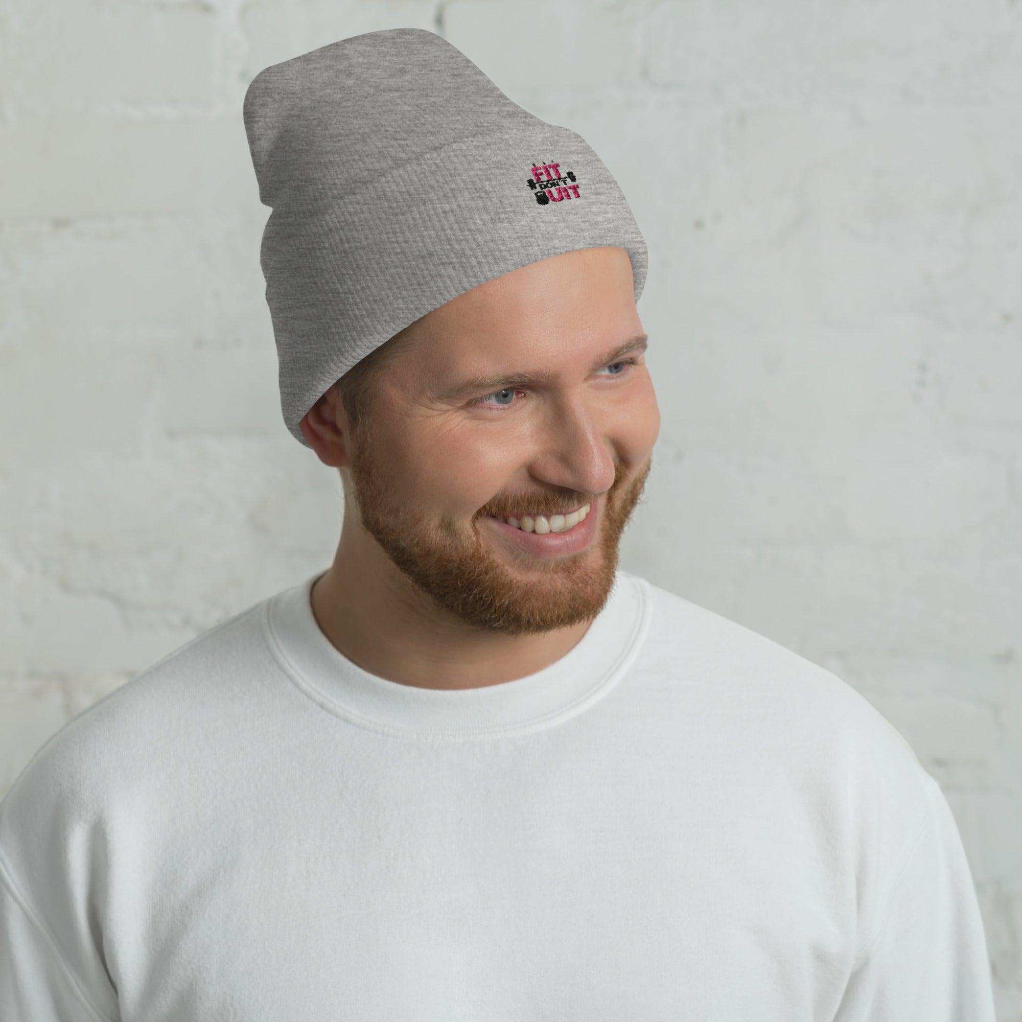 GET FIT DON'T QUIT - Cuffed Beanie