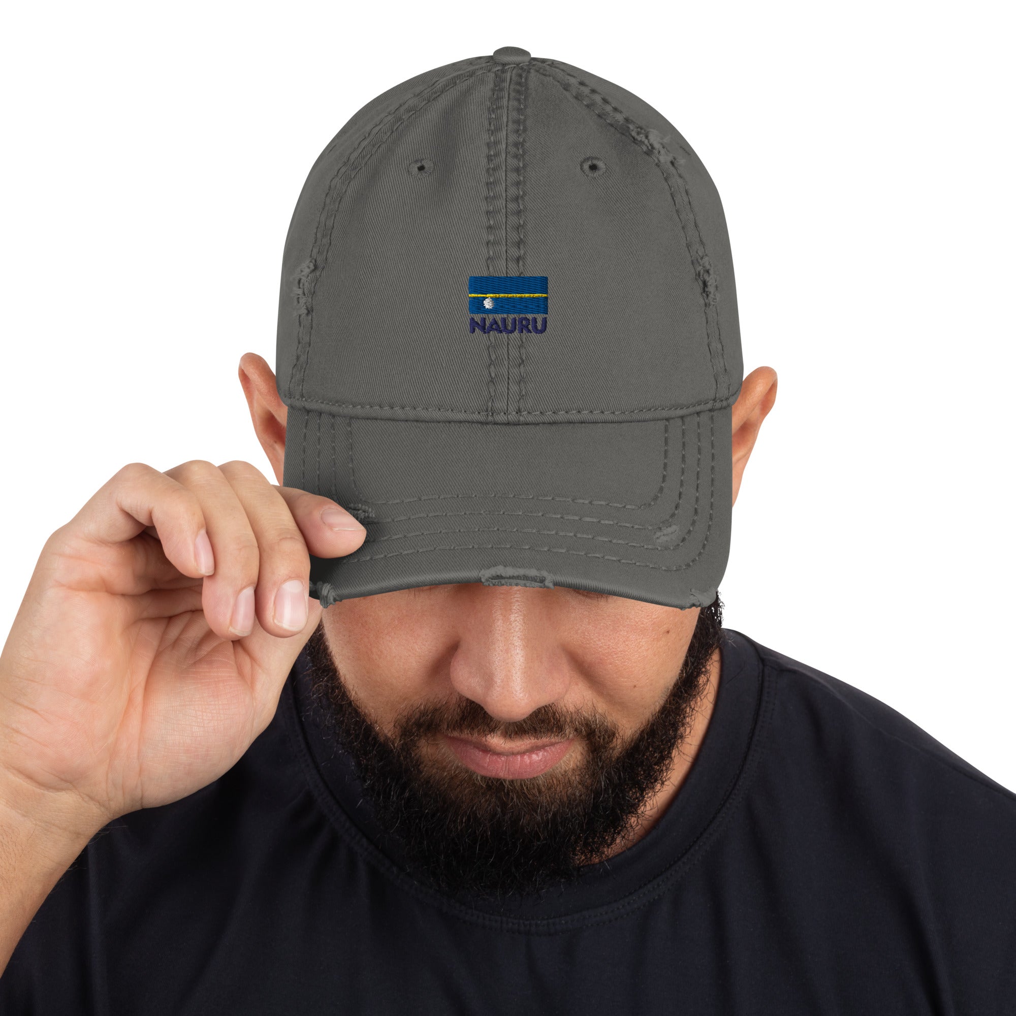 NAURU - Distressed Dad Hat