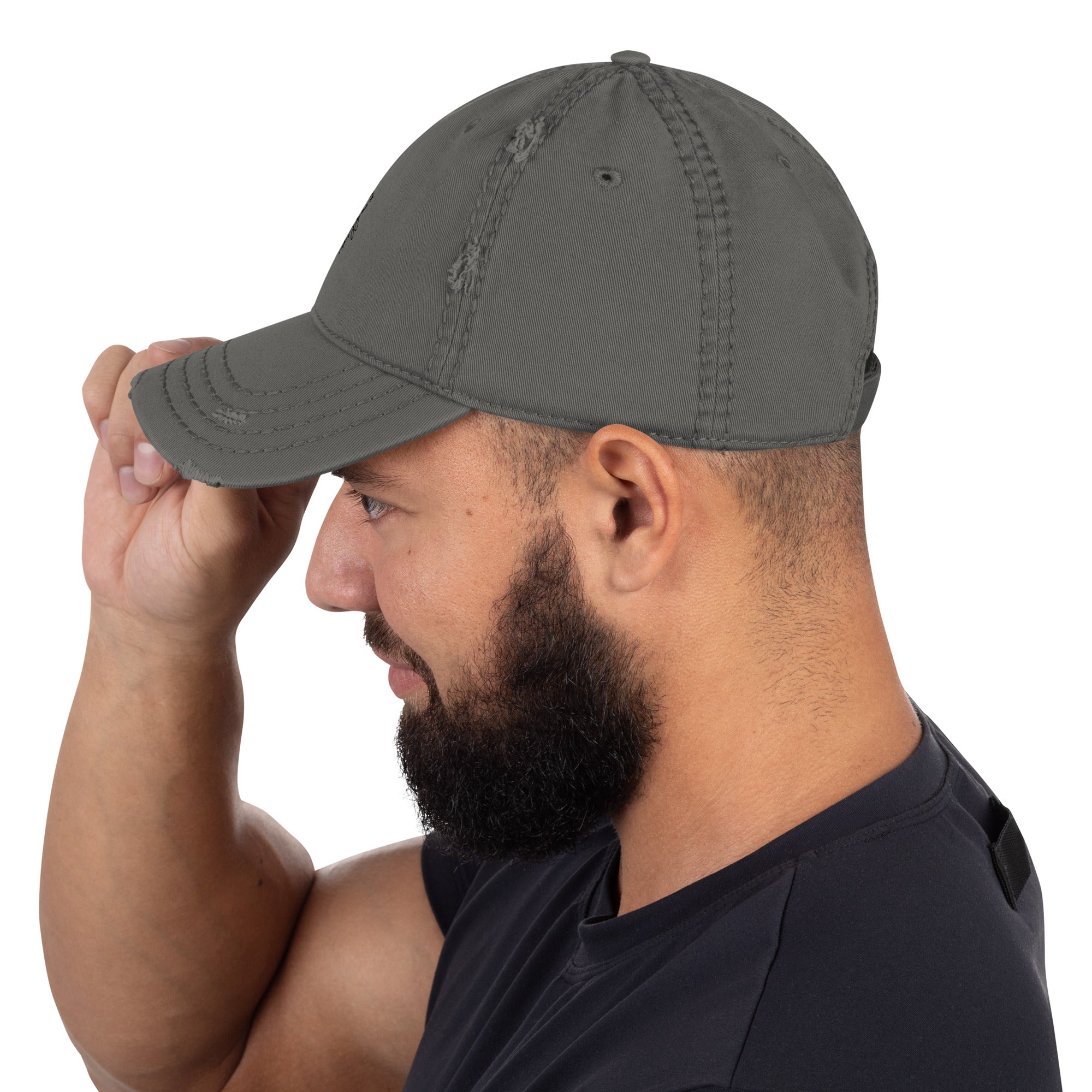 DON'T BE THE PROBLEM - Distressed Dad Hat