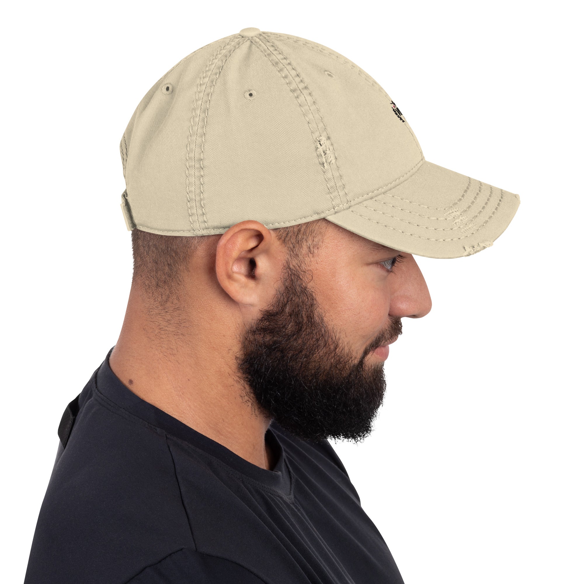GOOD VIBES ONLY - Distressed Dad Hat