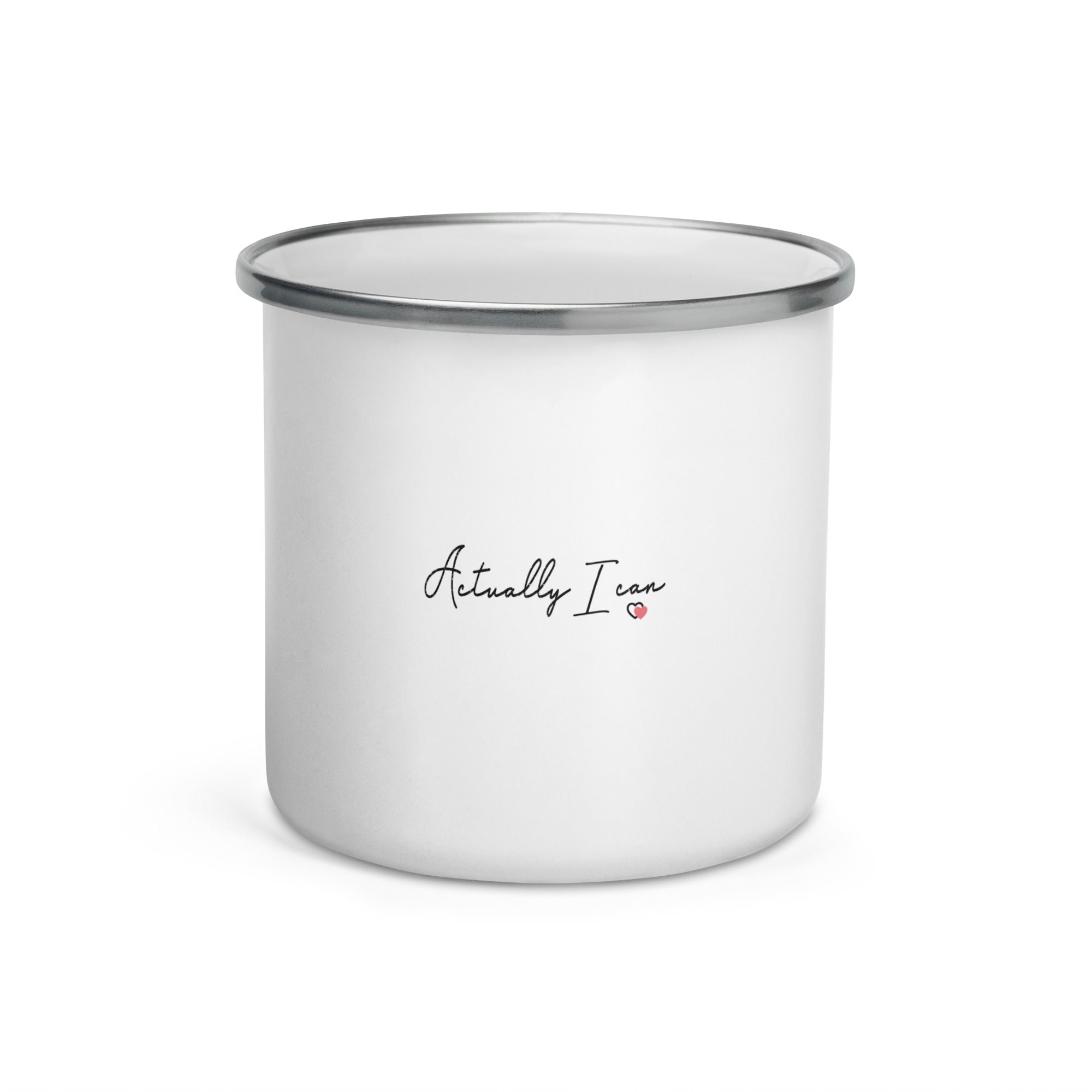 ACTUALLY I CAN - Enamel Mug