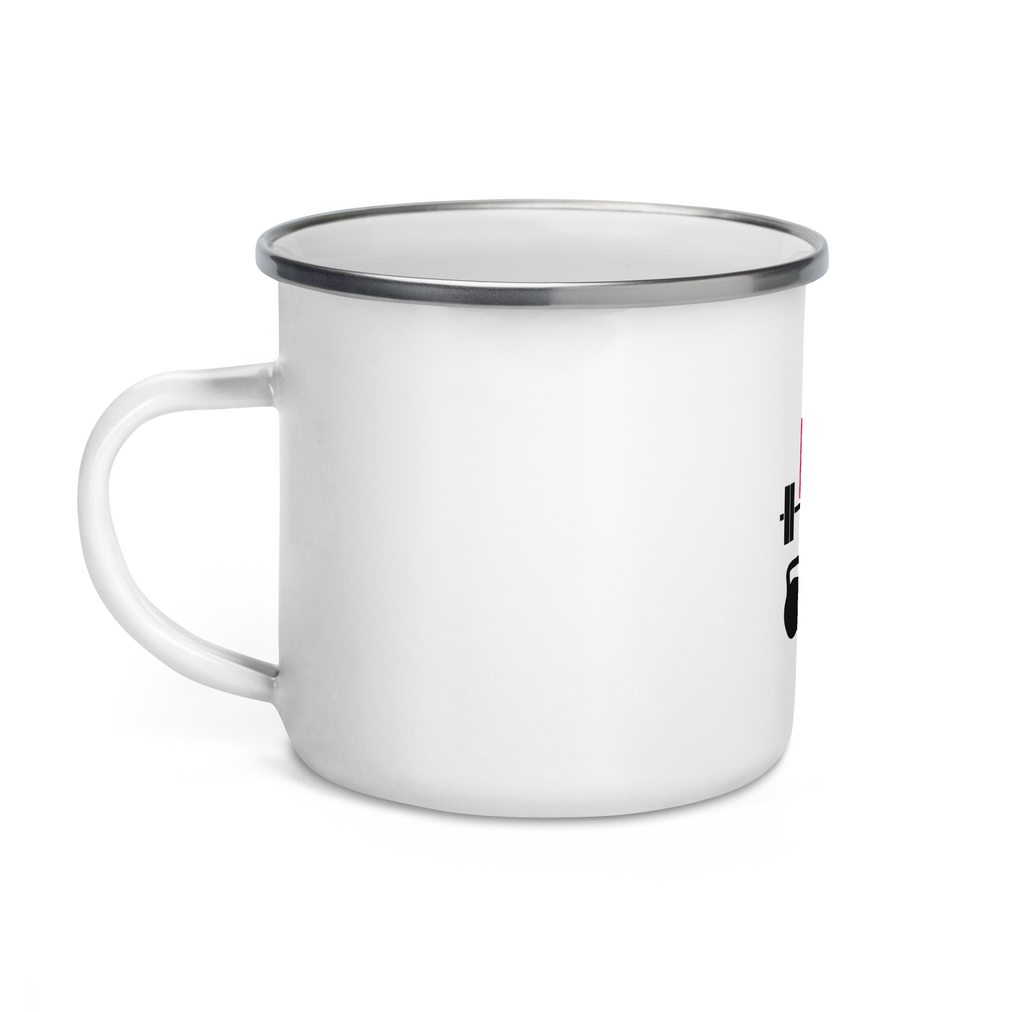 GET FIT DON'T QUIT - Enamel Mug