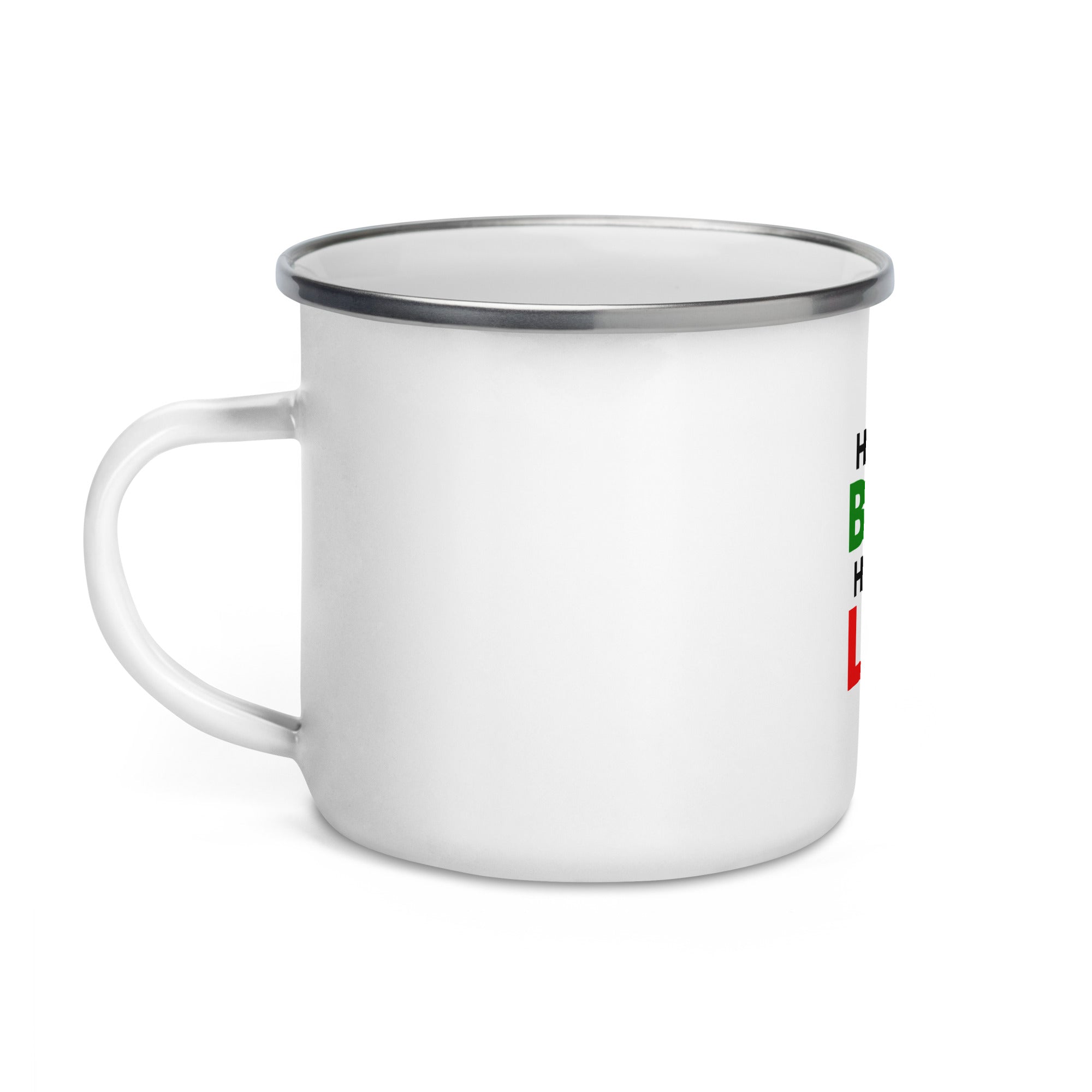 HEALTHY BODY HEALTHY LIFE - Enamel Mug