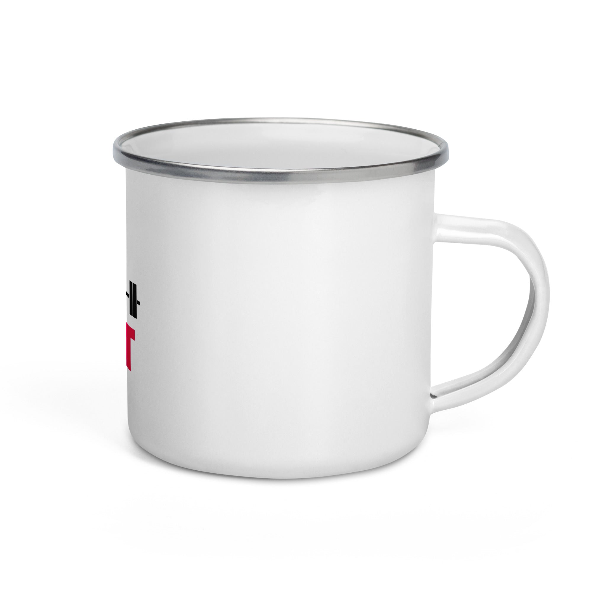 GET FIT DON'T QUIT - Enamel Mug