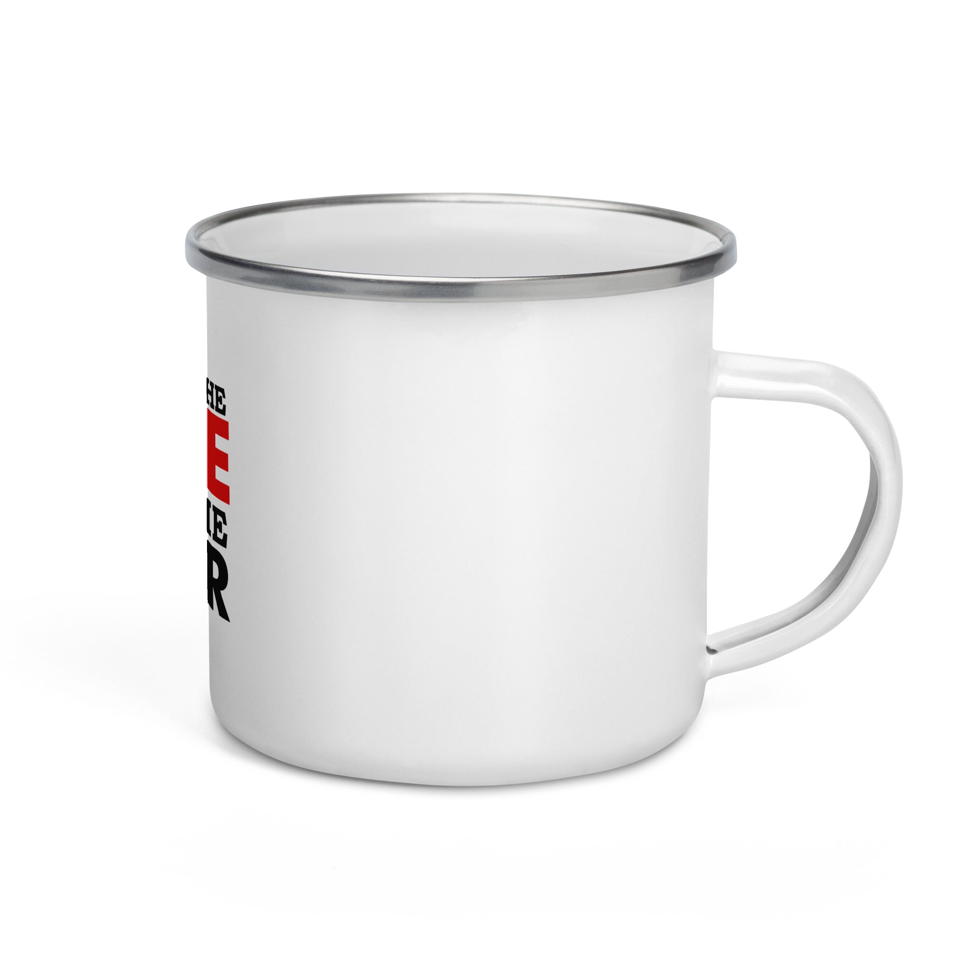 FORGET THE BIKE RIDE THE BIKER - Enamel Mug