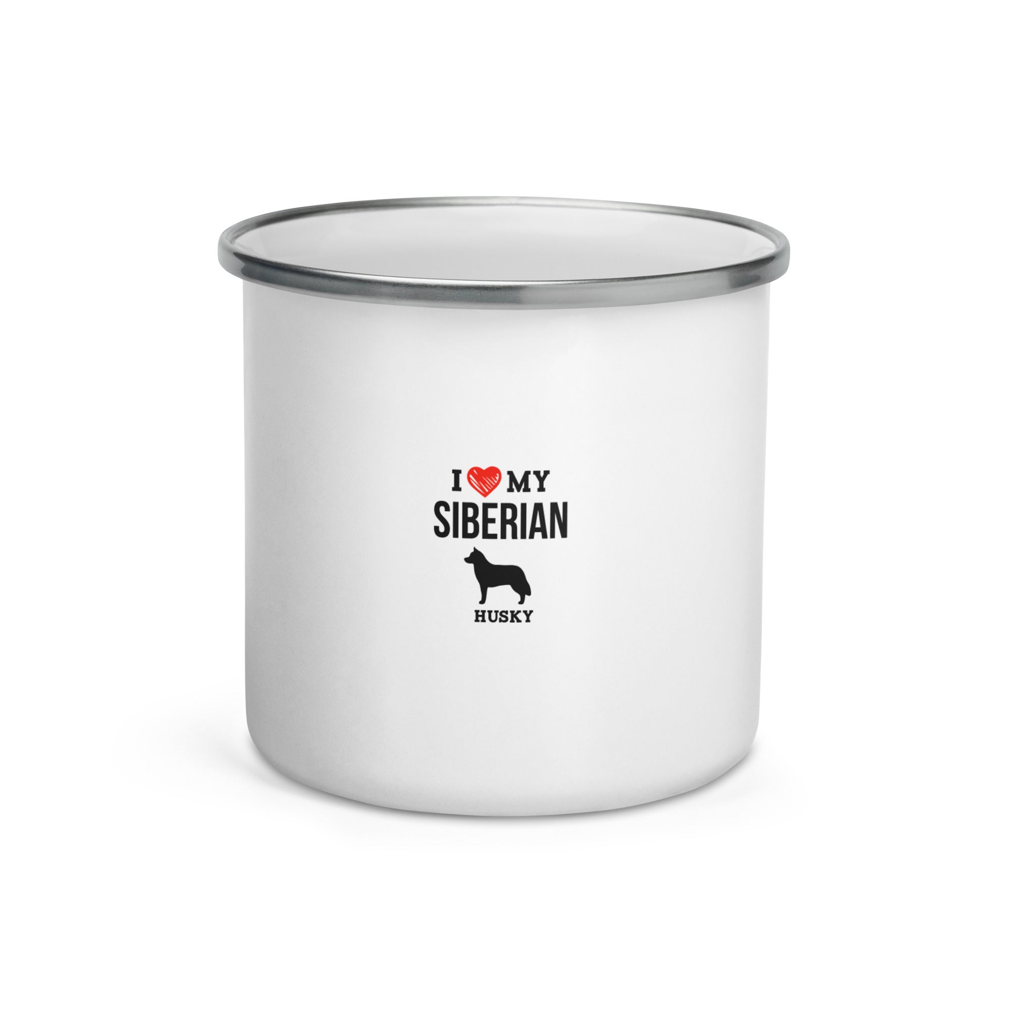 I LOVE MY SIBERIAN HUSKY - Enamel Mug