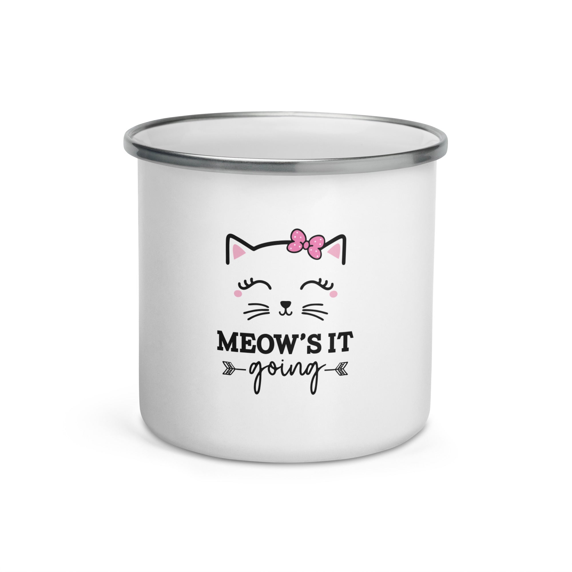 MEOW'S IT GOING - Enamel Mug