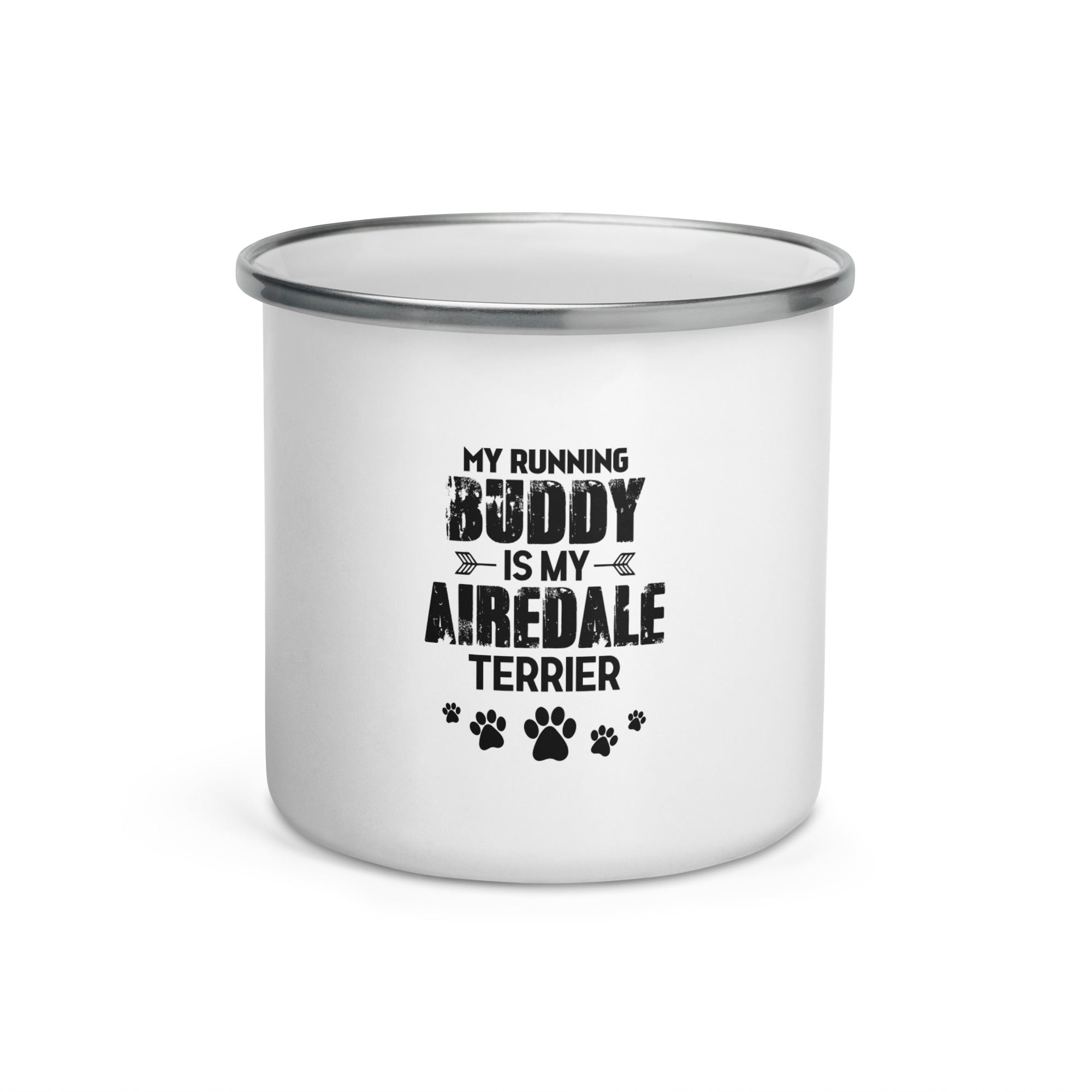 AIREDALE TERRIER - Enamel Mug
