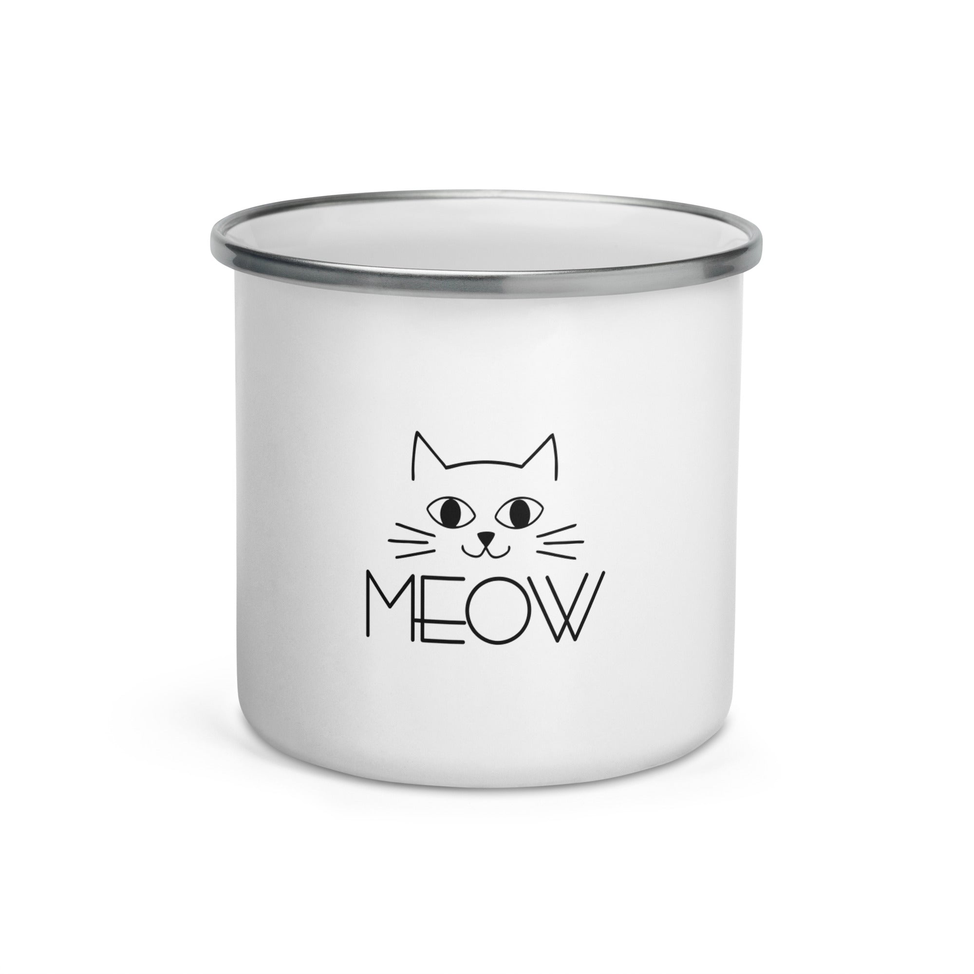 MEOW - Enamel Mug