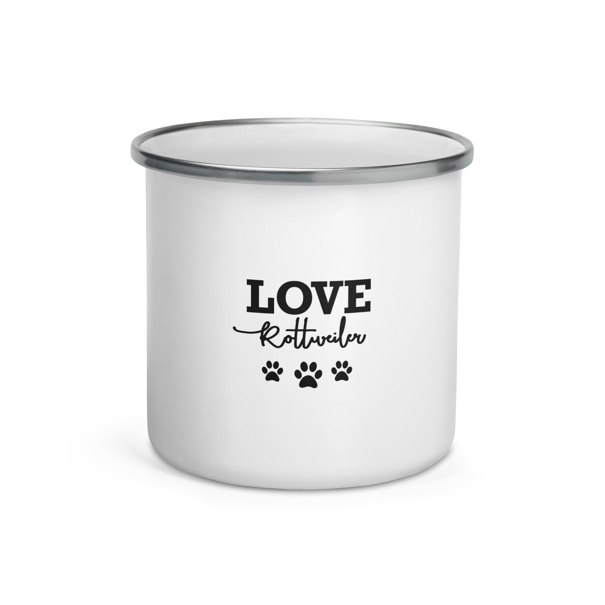 LOVE ROTTWEILER - Enamel Mug
