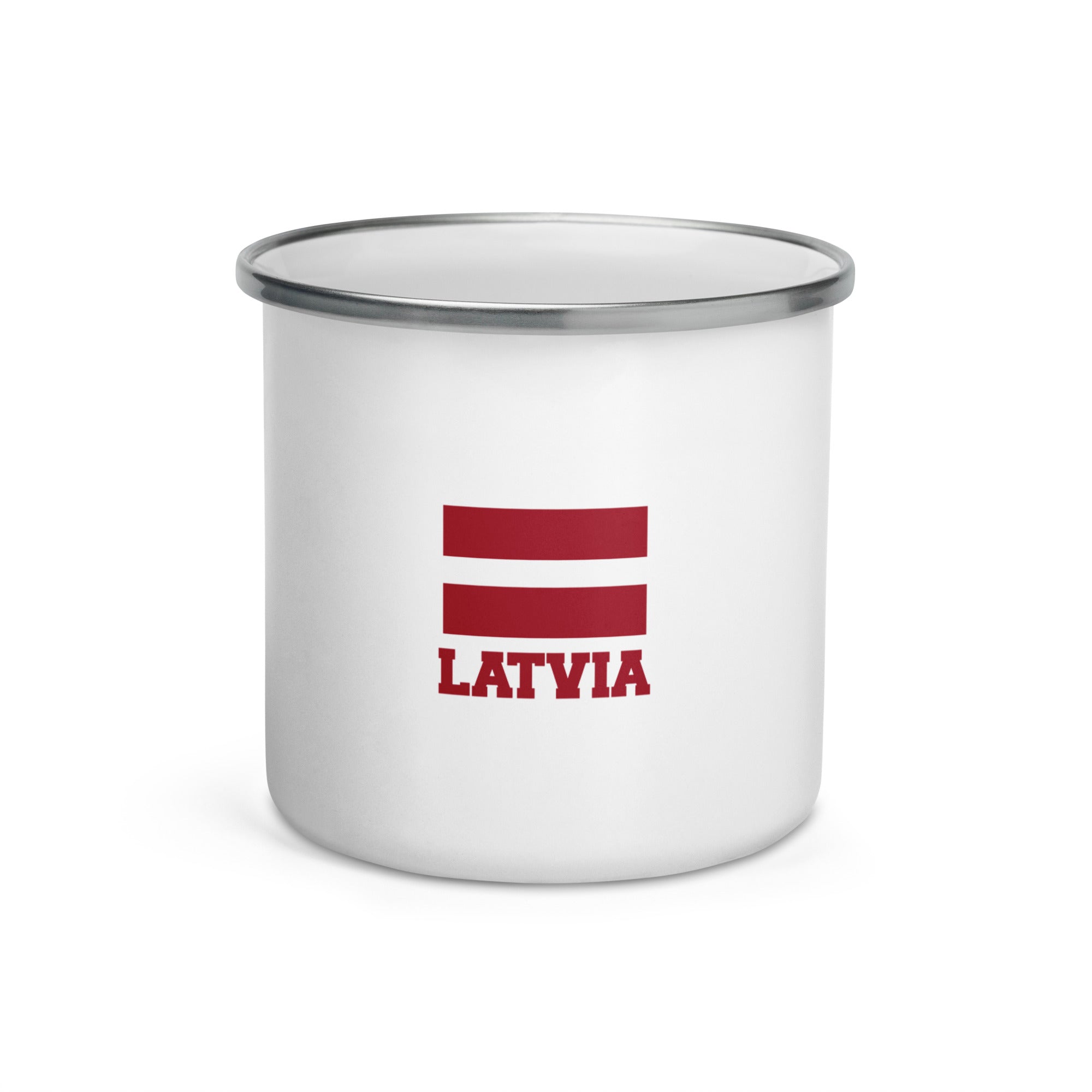 LATVIA - Enamel Mug