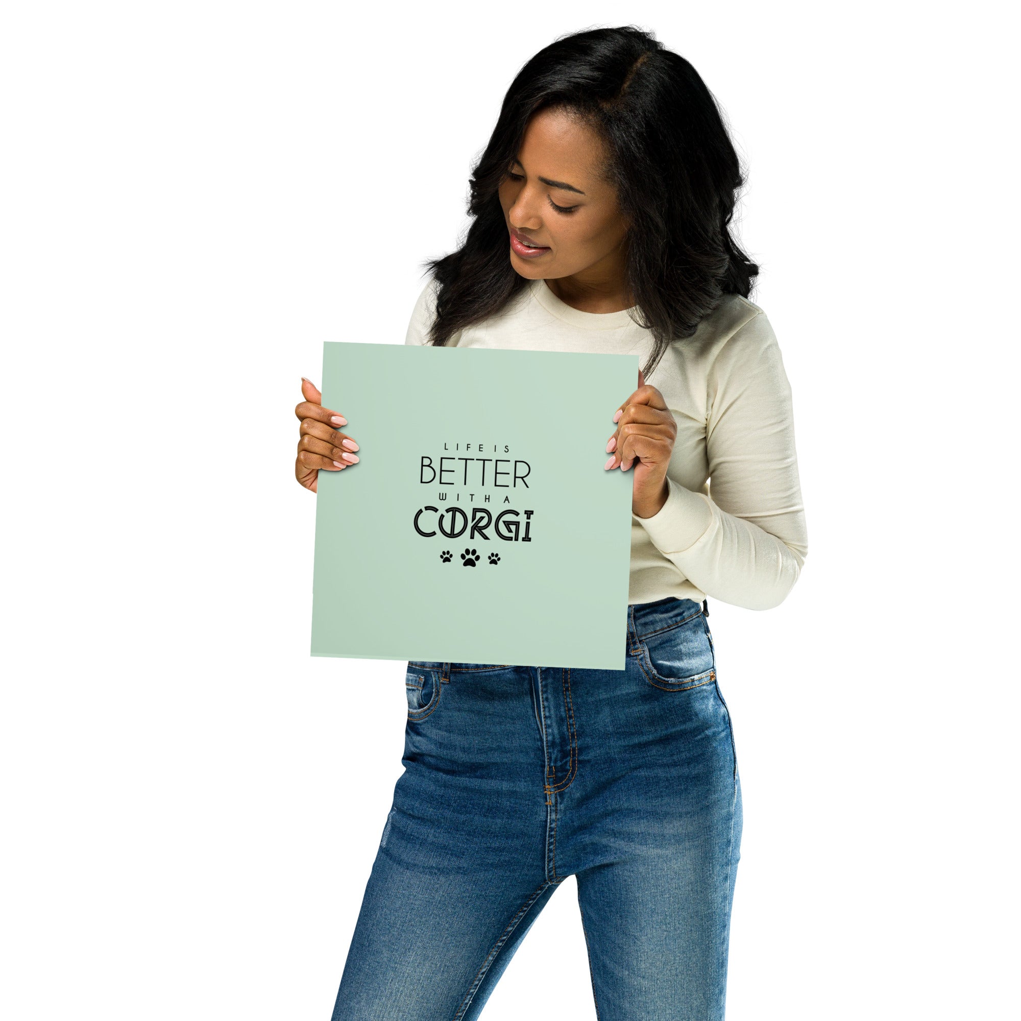 LIFE IS BETTER WITH A CORGI - Poster