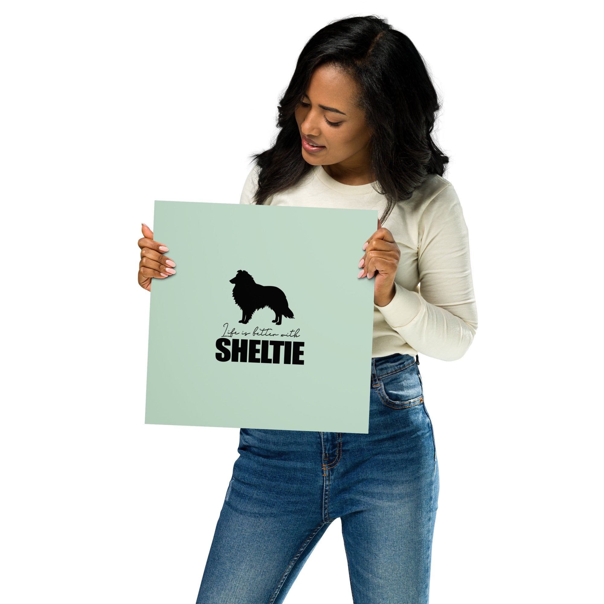 LIFE IS BETTER WITH SHELTIE - Poster