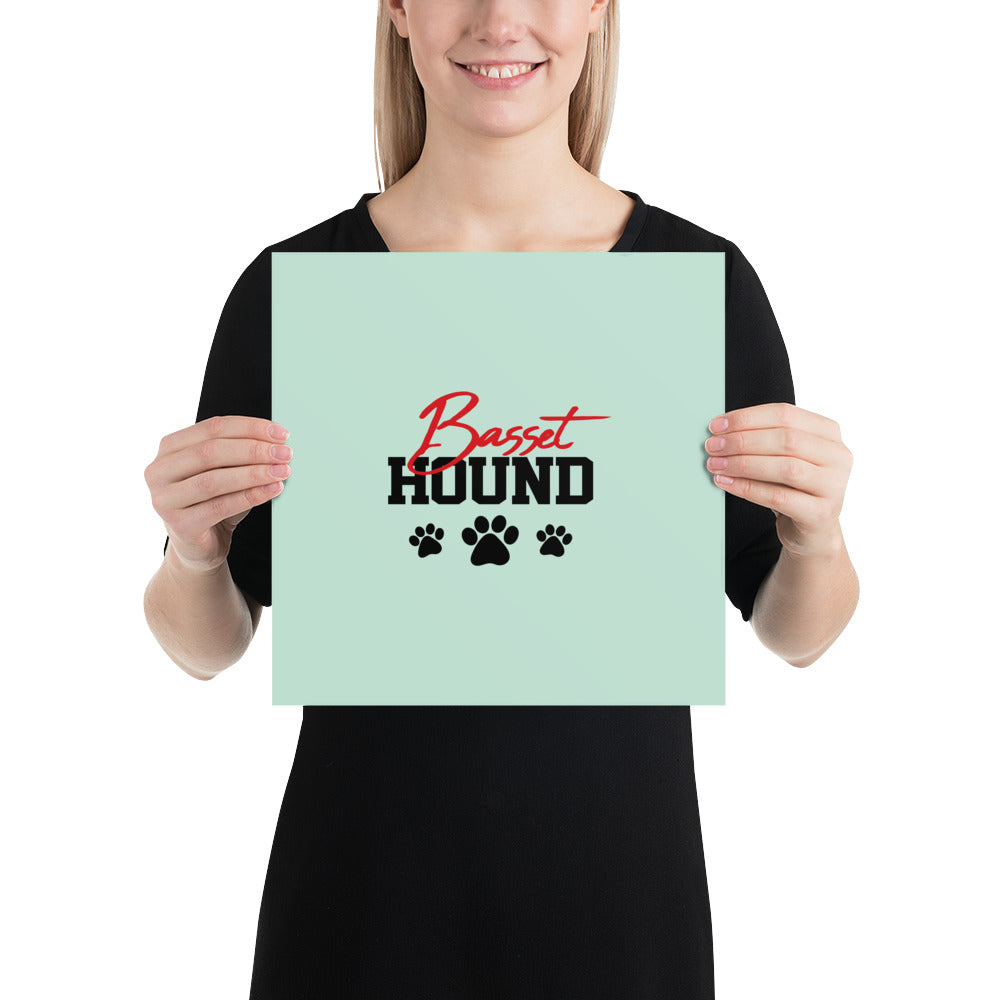BASSET HOUND - Poster