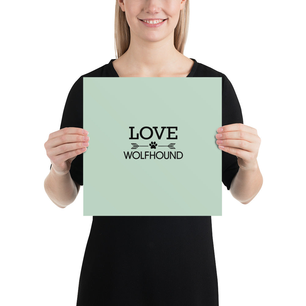 LOVE WOLFHOUND - Poster