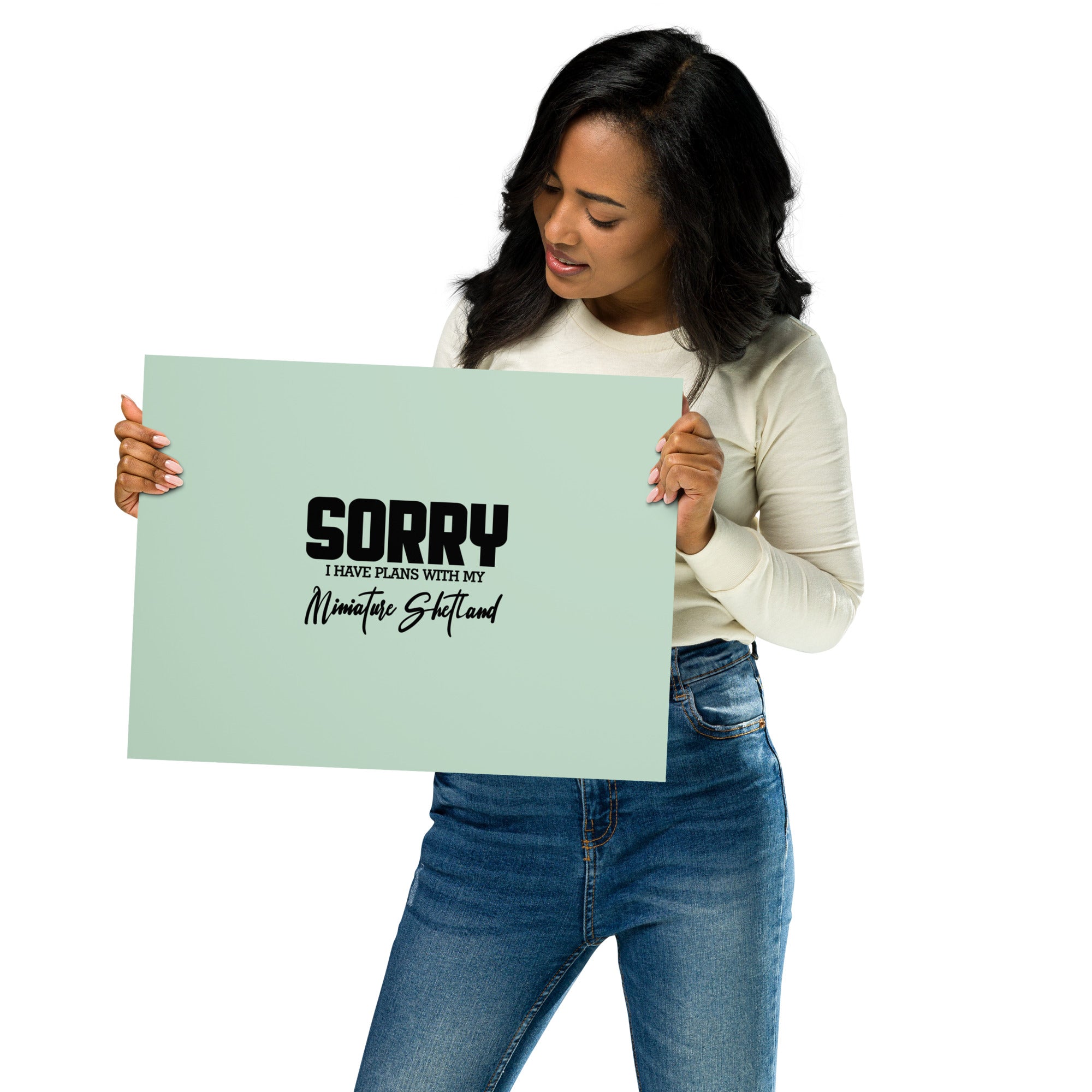 MINIATURE SHETLAND - Poster