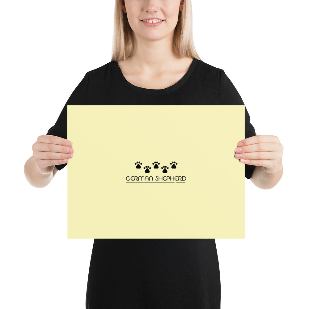 GERMAN SHEPHERD - Poster