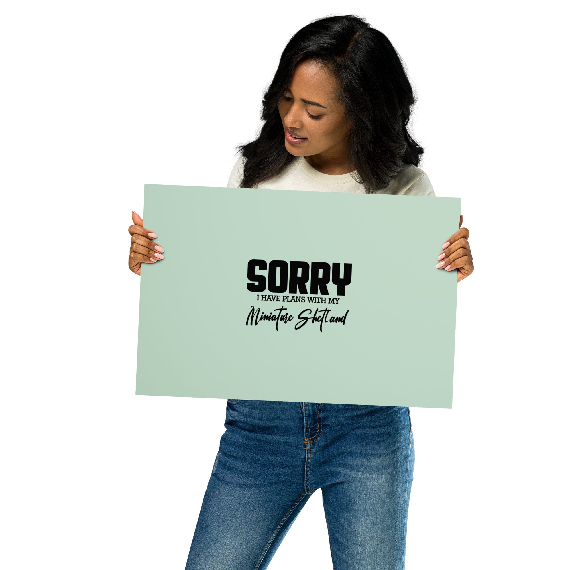 MINIATURE SHETLAND - Poster