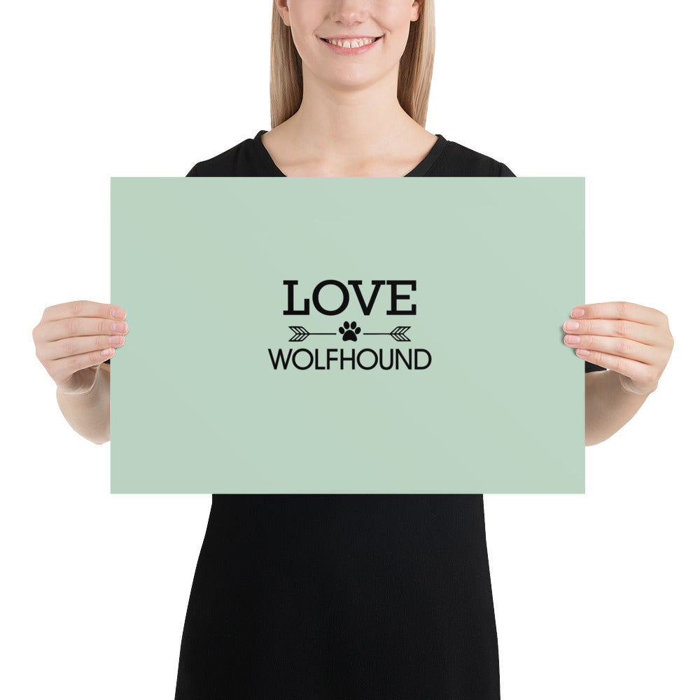 LOVE WOLFHOUND - Poster