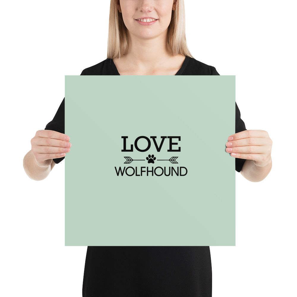 LOVE WOLFHOUND - Poster