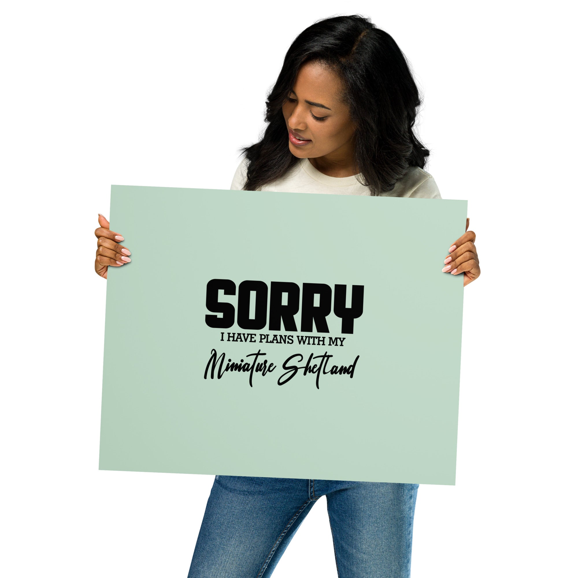 MINIATURE SHETLAND - Poster