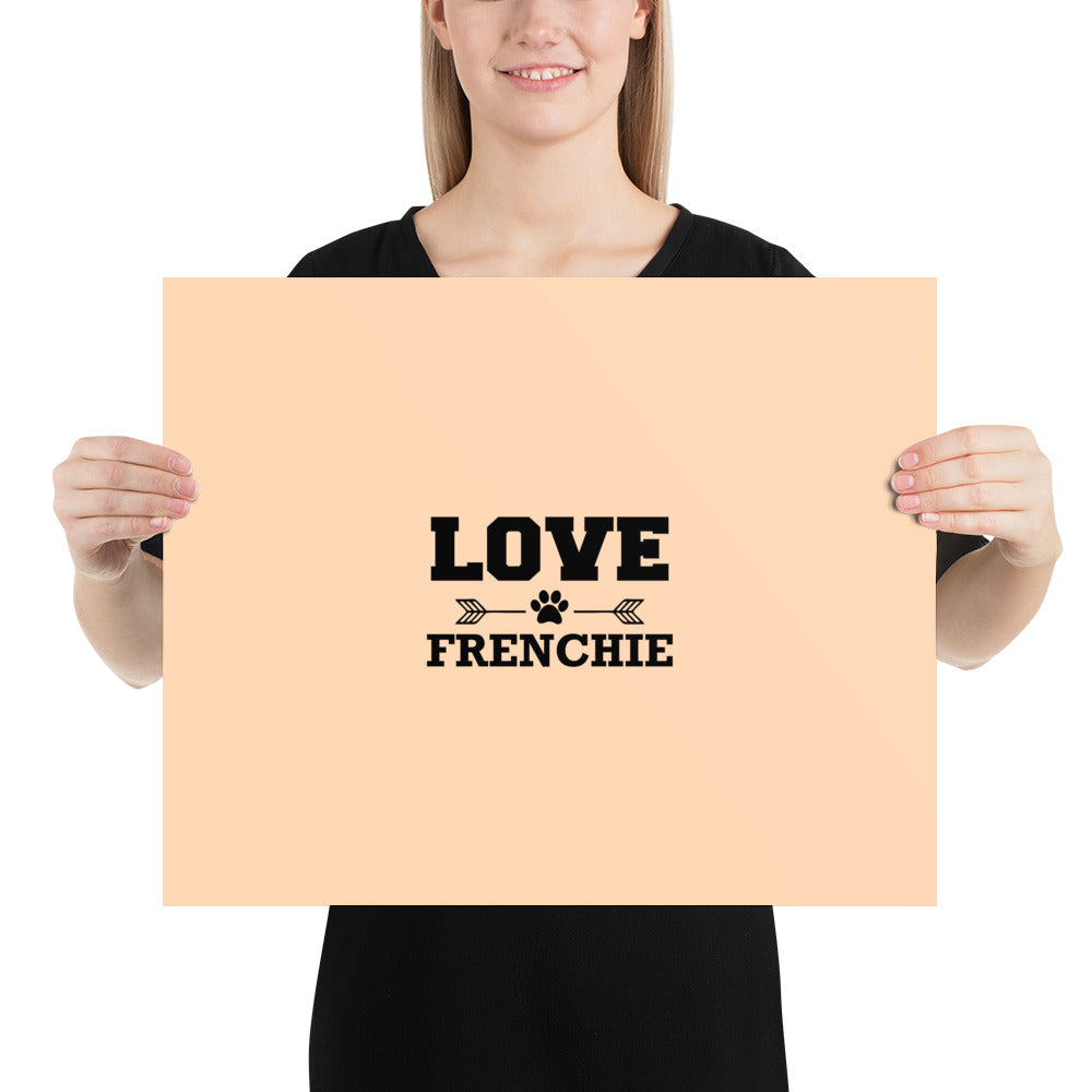 LOVE FRENCHIE - Poster