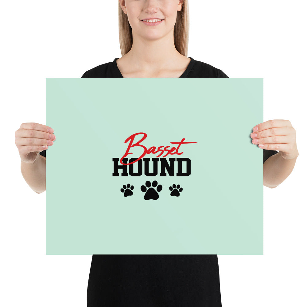BASSET HOUND - Poster