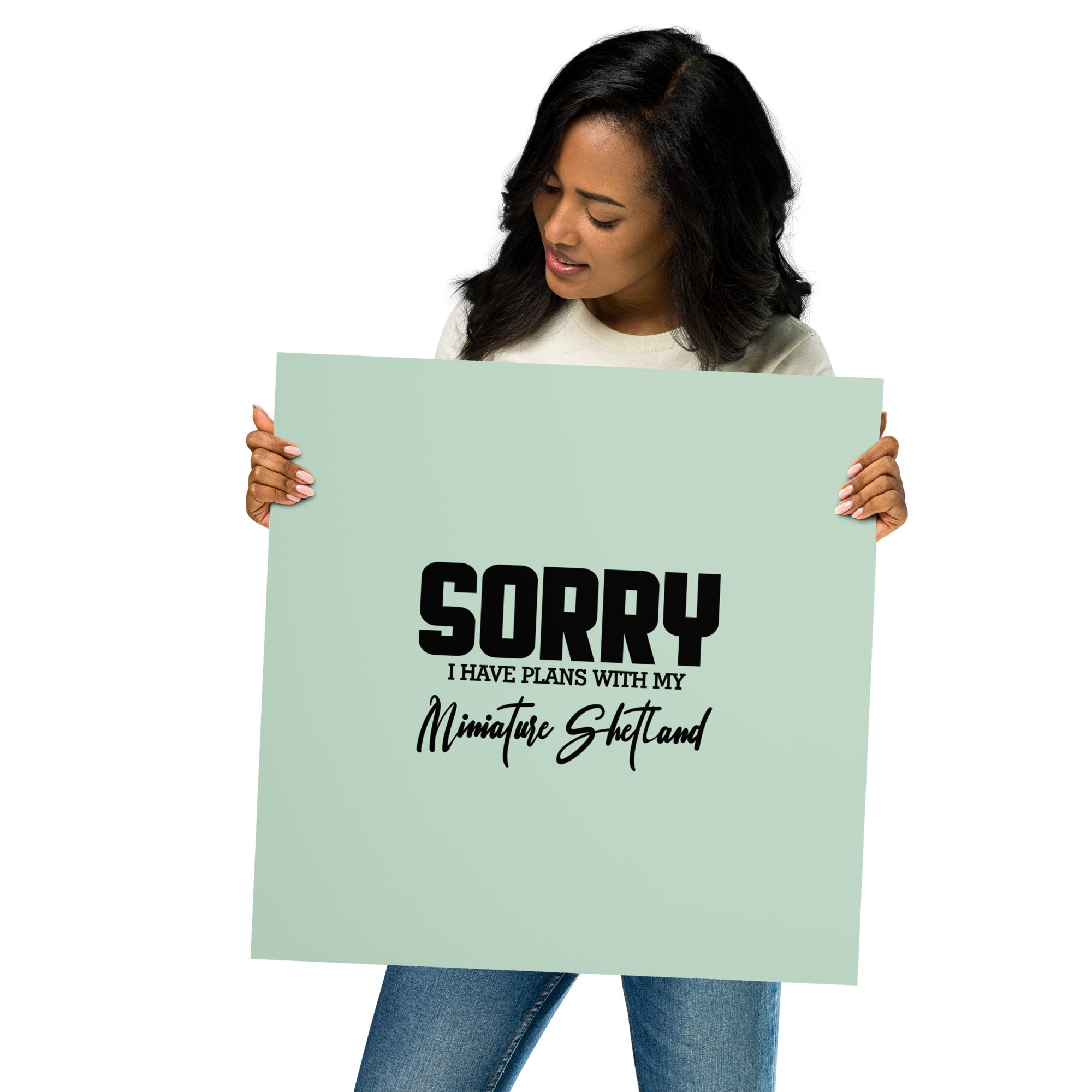 MINIATURE SHETLAND - Poster