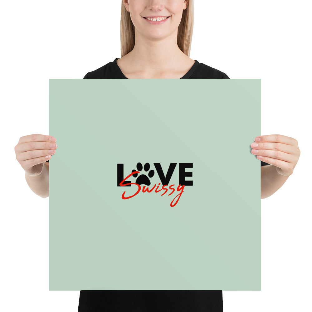 LOVE SWISSY - Poster