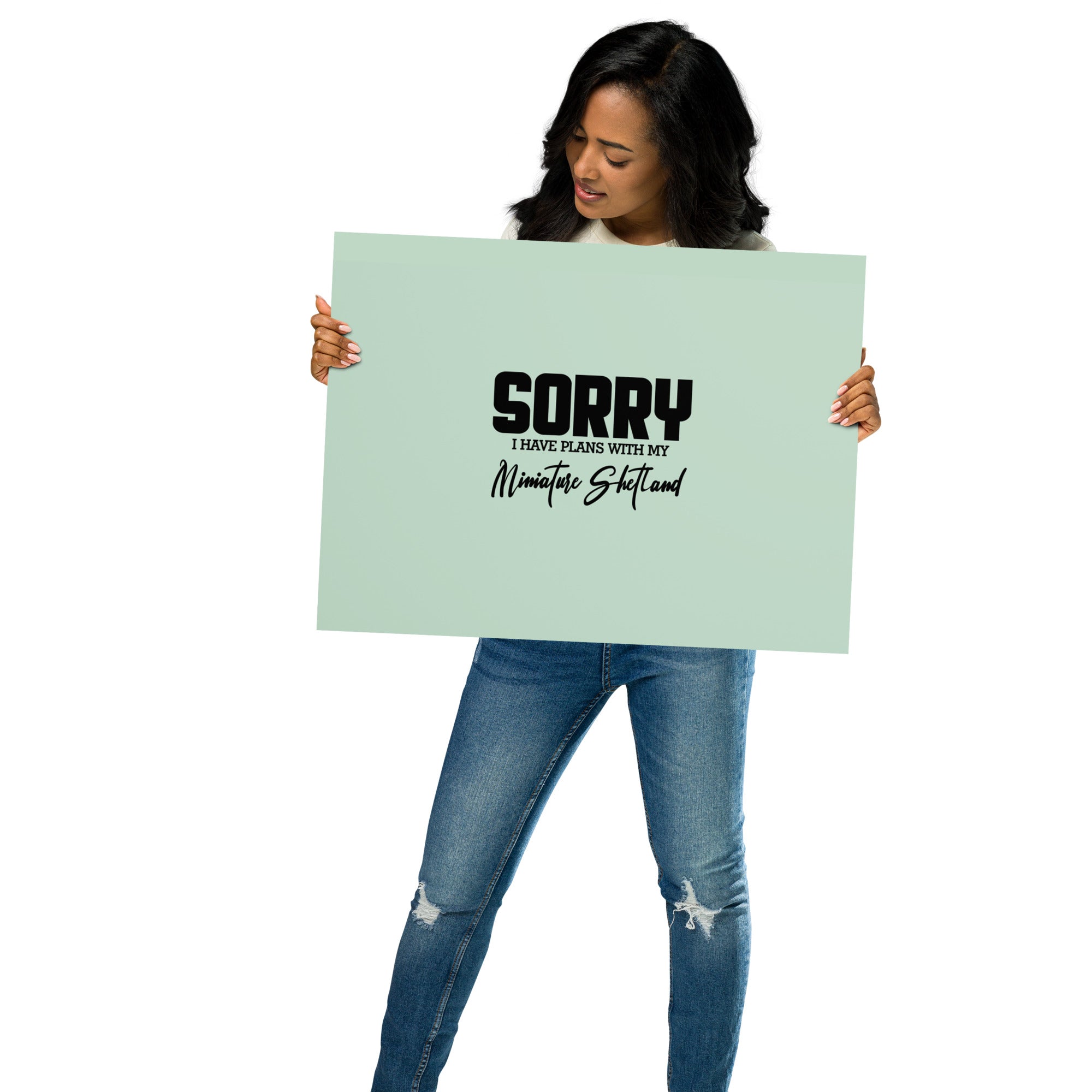 MINIATURE SHETLAND - Poster