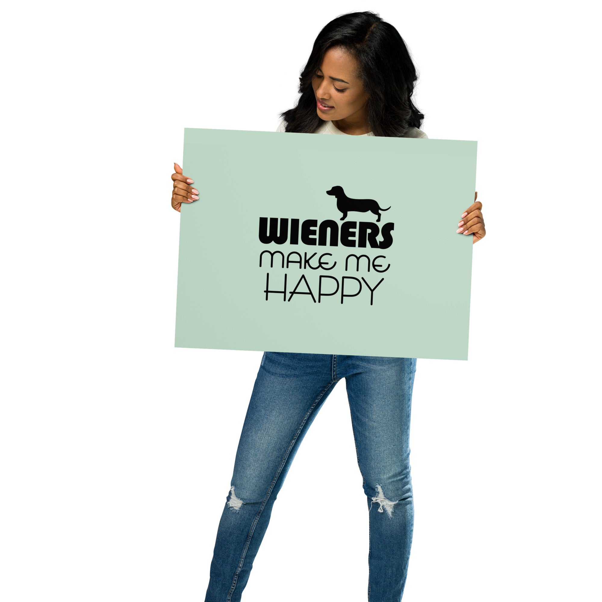 WIENERS MAKE ME HAPPY - Poster