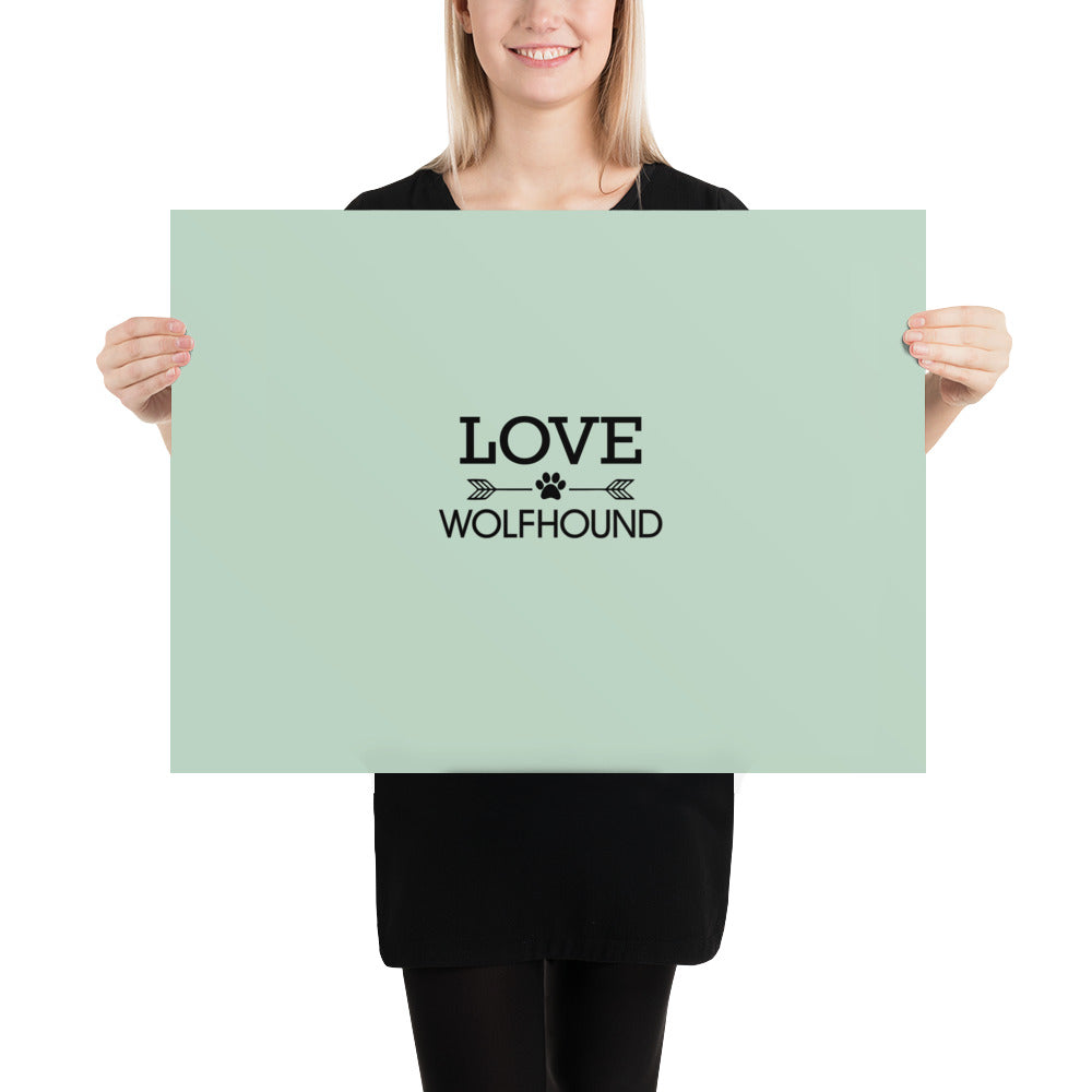 LOVE WOLFHOUND - Poster