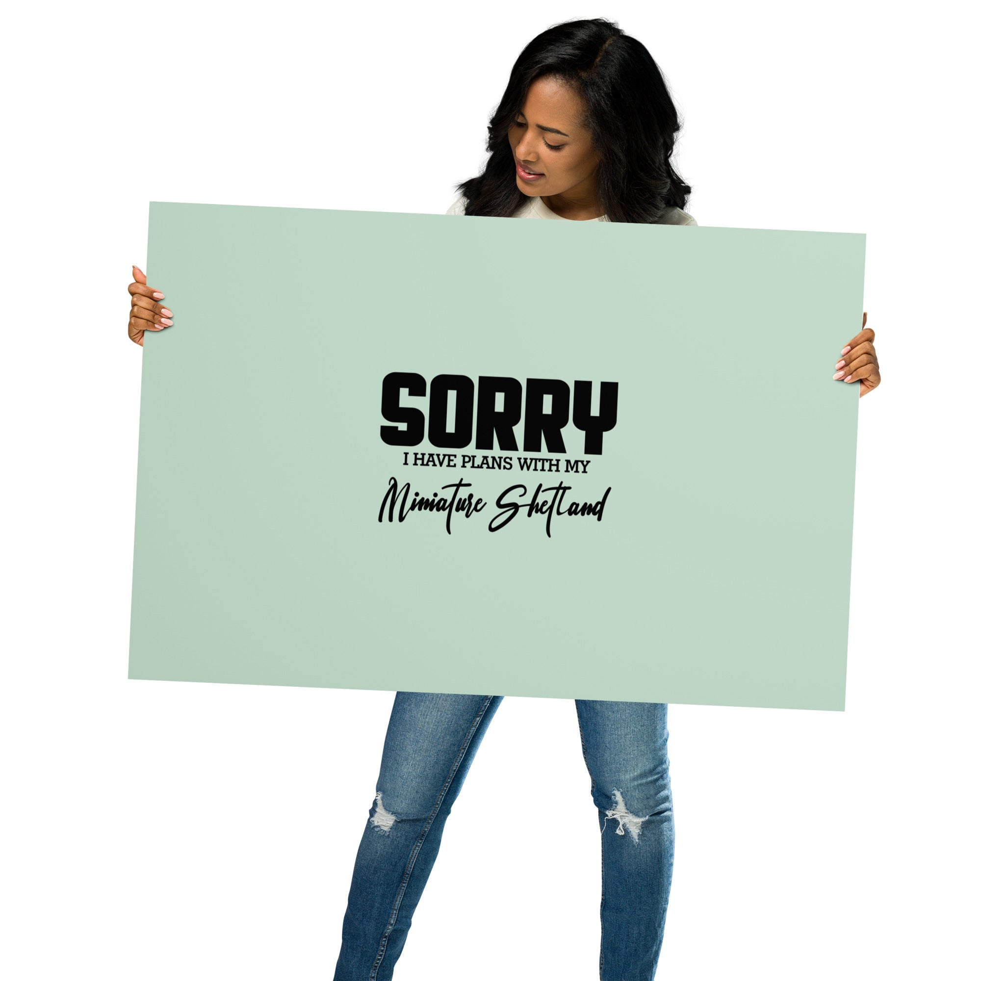 MINIATURE SHETLAND - Poster