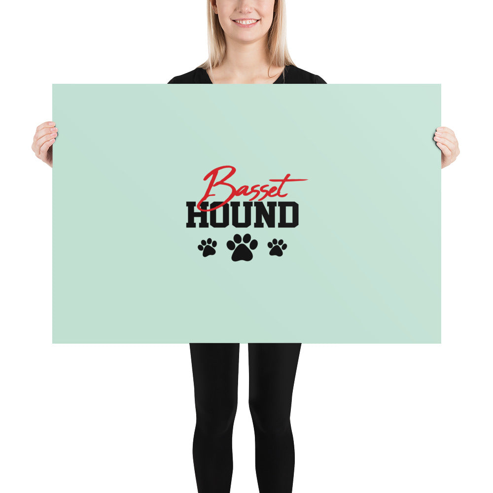 BASSET HOUND - Poster