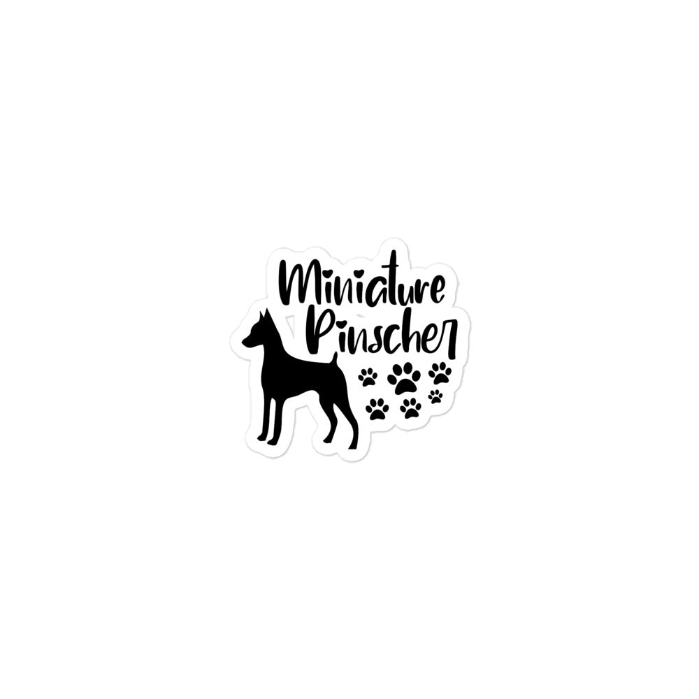 MINIATURE PINSCHER - Bubble-free stickers
