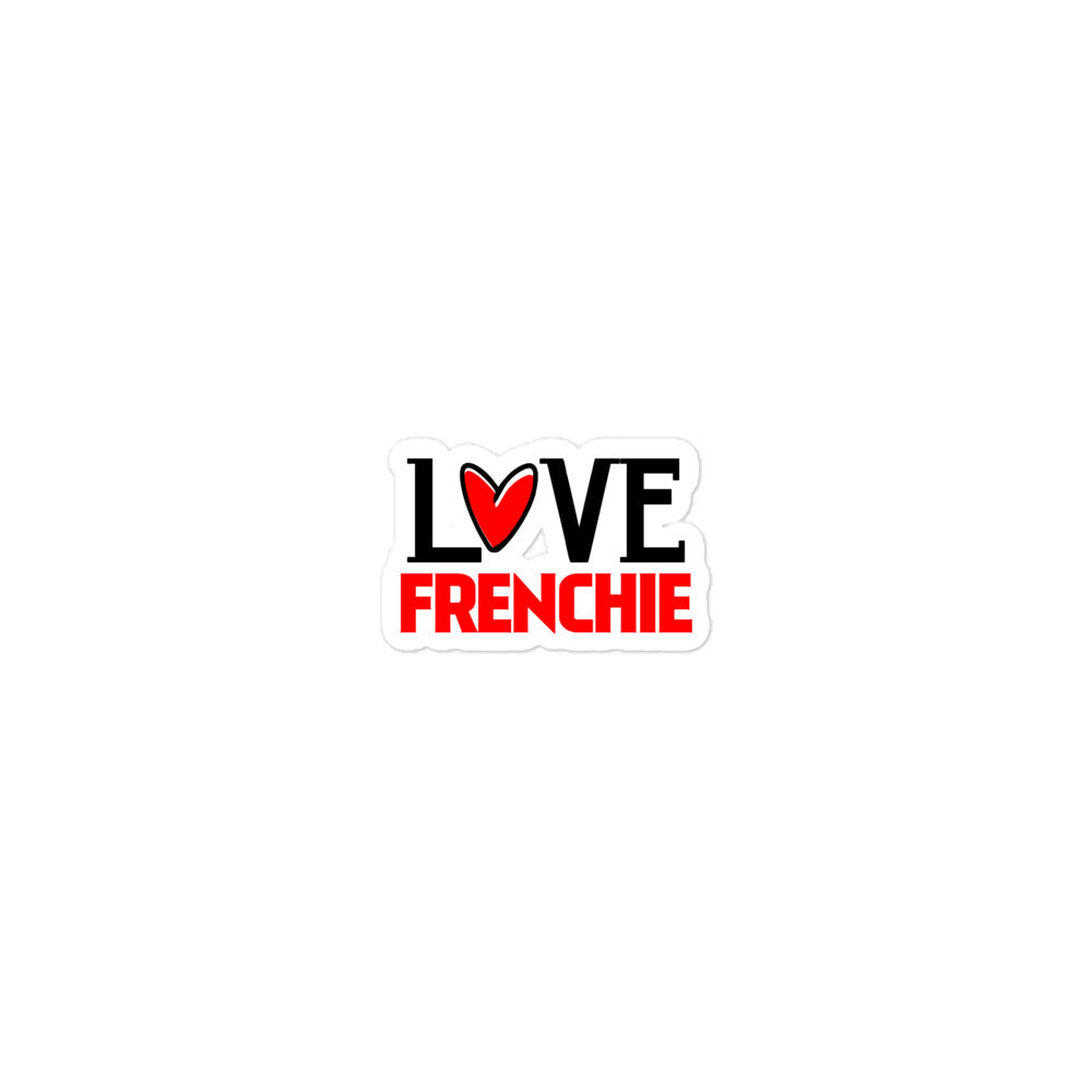 LOVE FRENCHIE - Bubble-free stickers