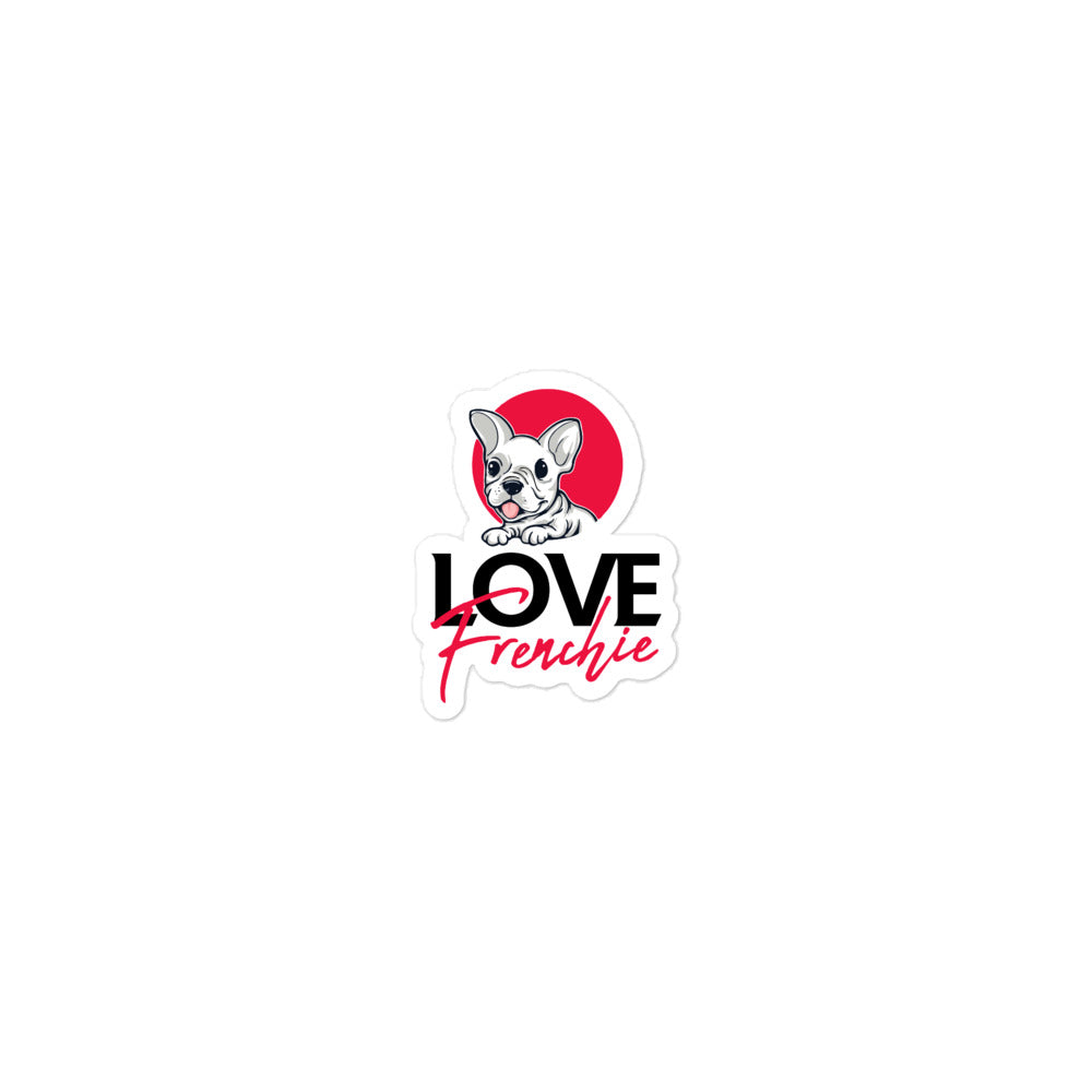 LOVE FRENCHIE - Bubble-free stickers