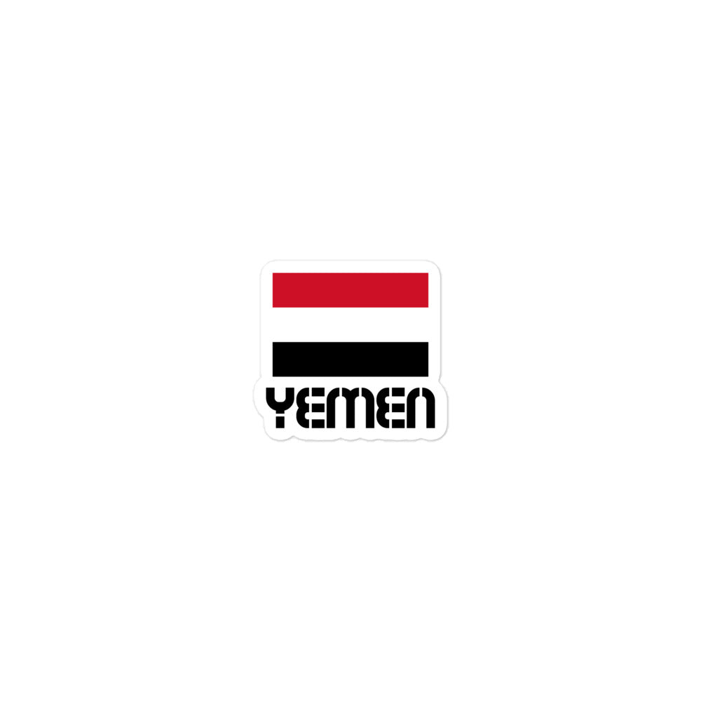 YEMEN - Bubble-free stickers