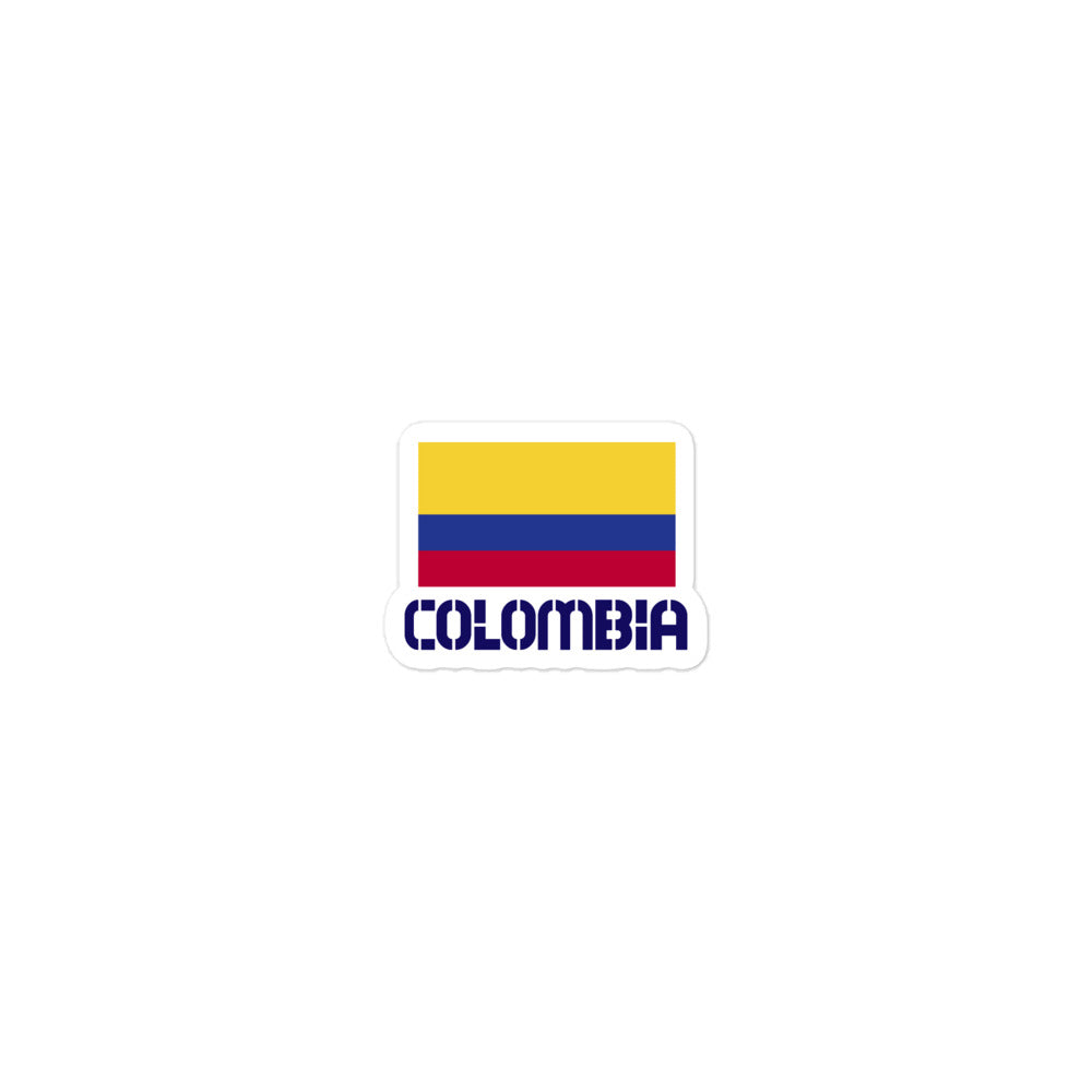 COLOMBIA - Bubble-free stickers