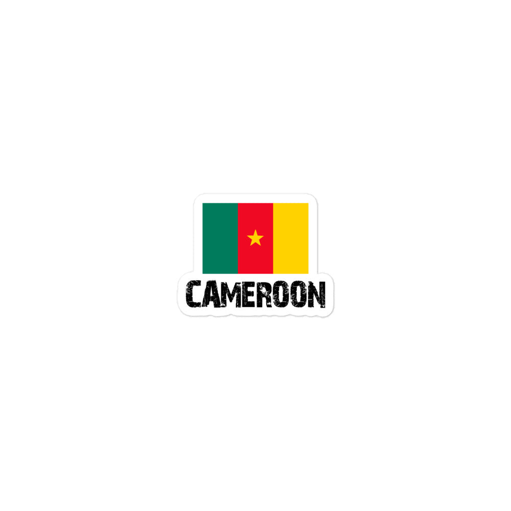 CAMEROON- Bubble-free stickers