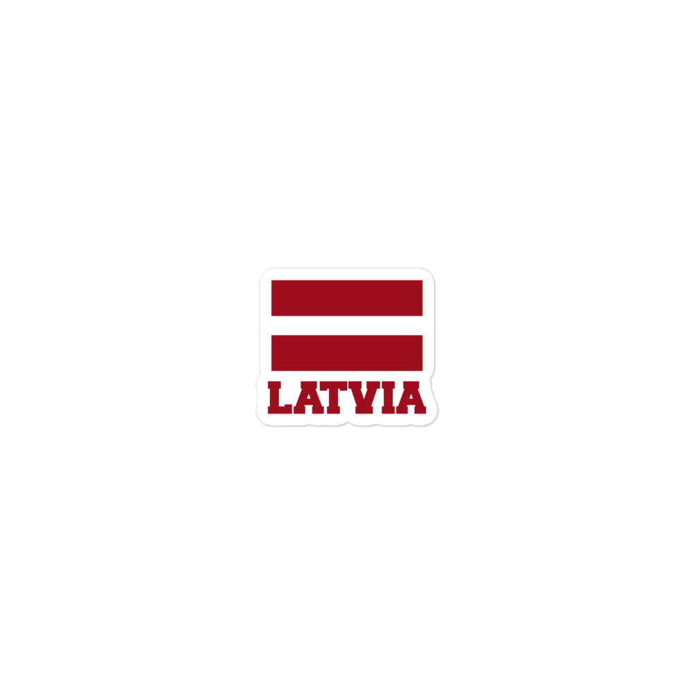 LATVIA - Bubble-free stickers