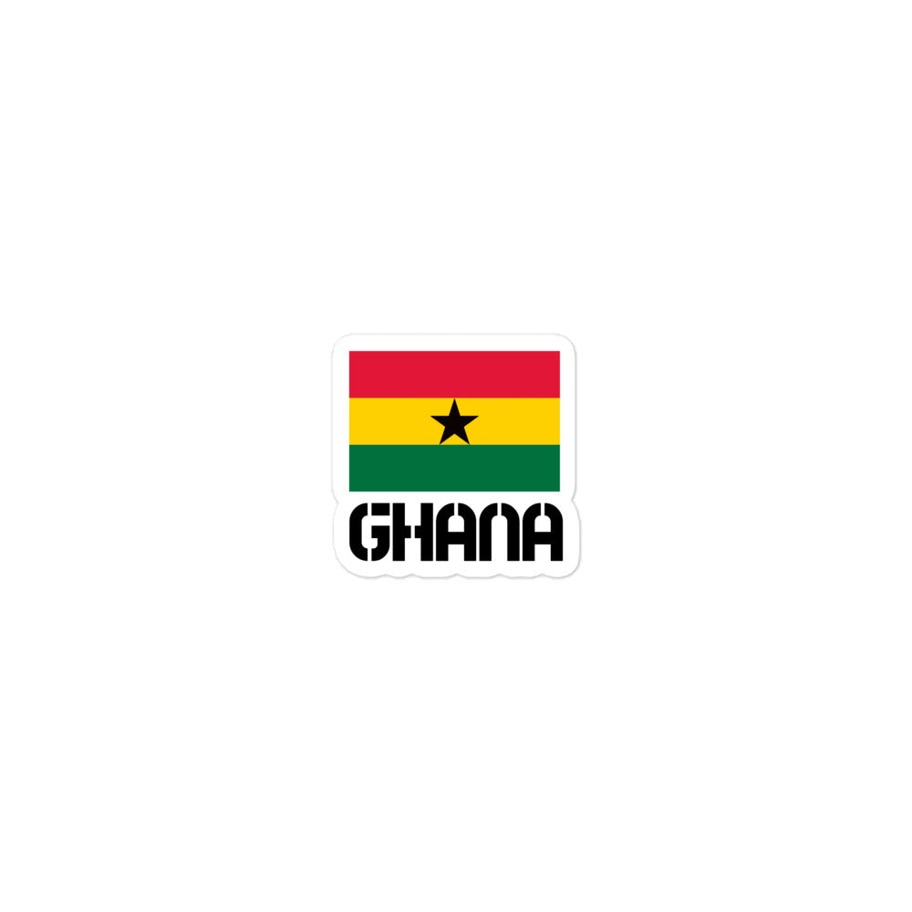 GHANA - Bubble-free stickers