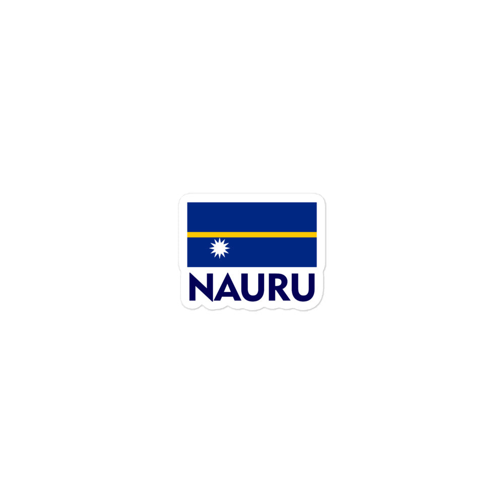 NAURU - Bubble-free stickers