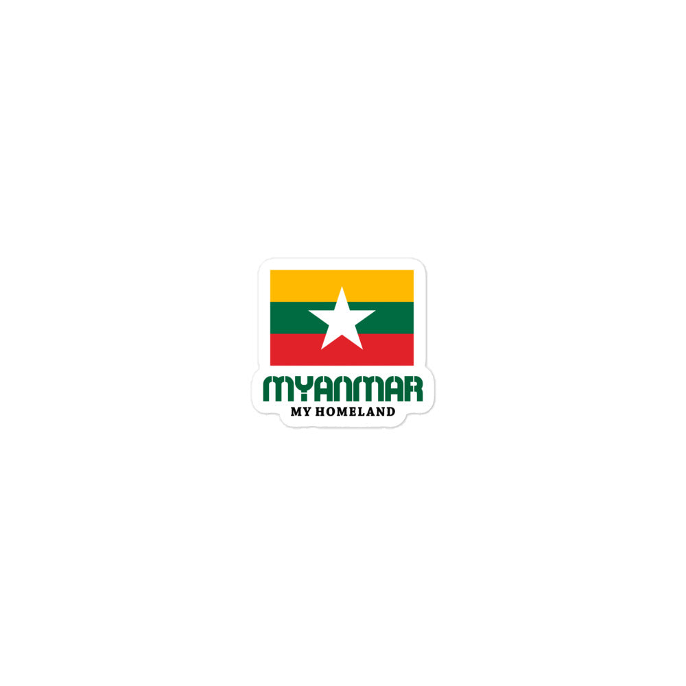 MYANMAR - Bubble-free stickers